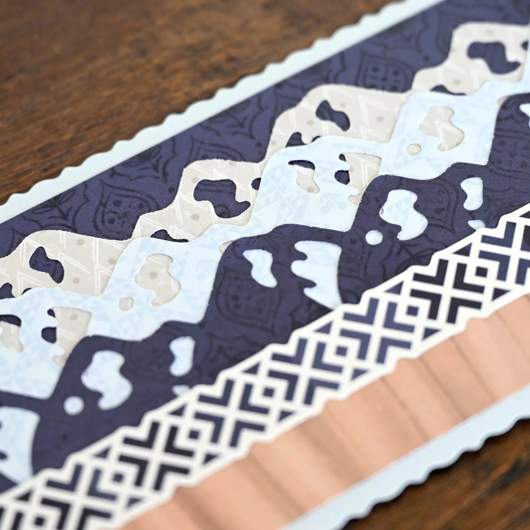 Creative Memories Snow Capped Mountains Border PunchPink tiful of LOVE