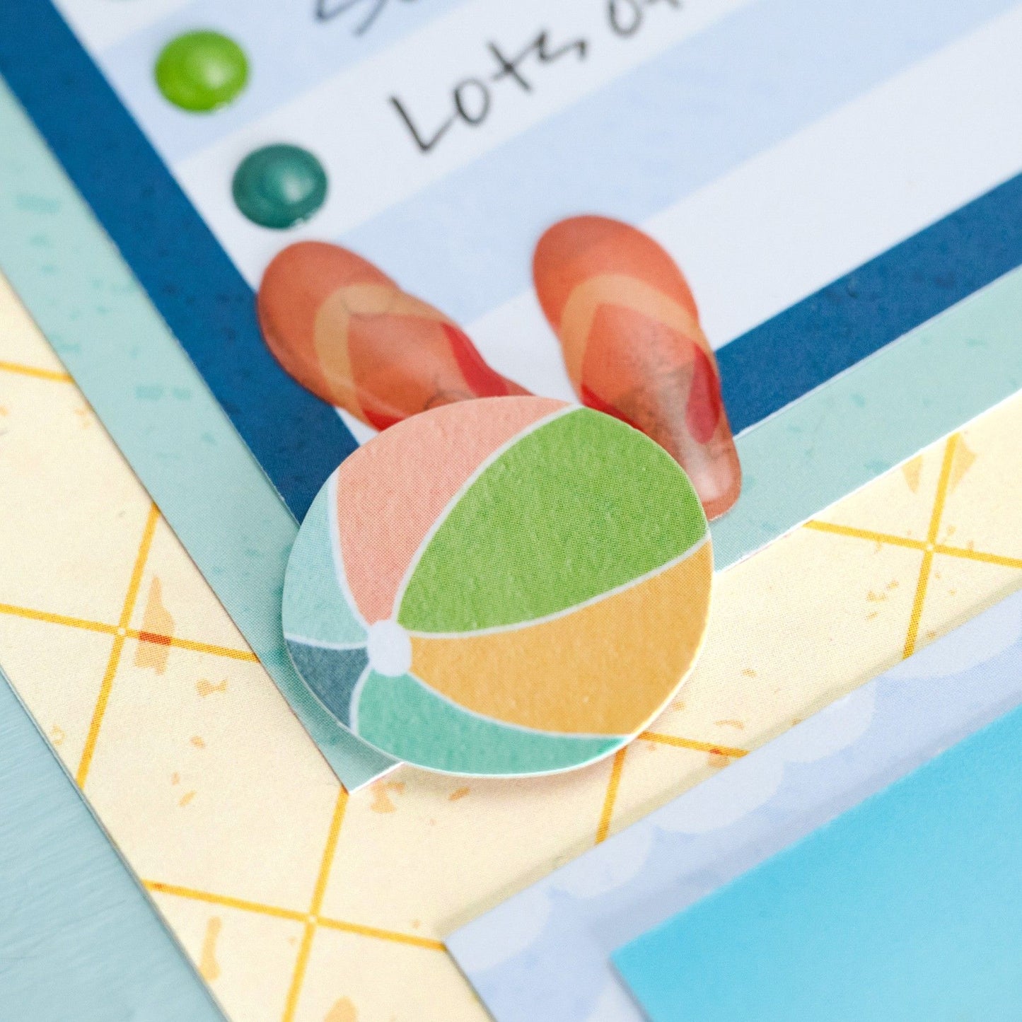 Creative Memories Summer Break EmbellishmentsPink tiful of LOVE