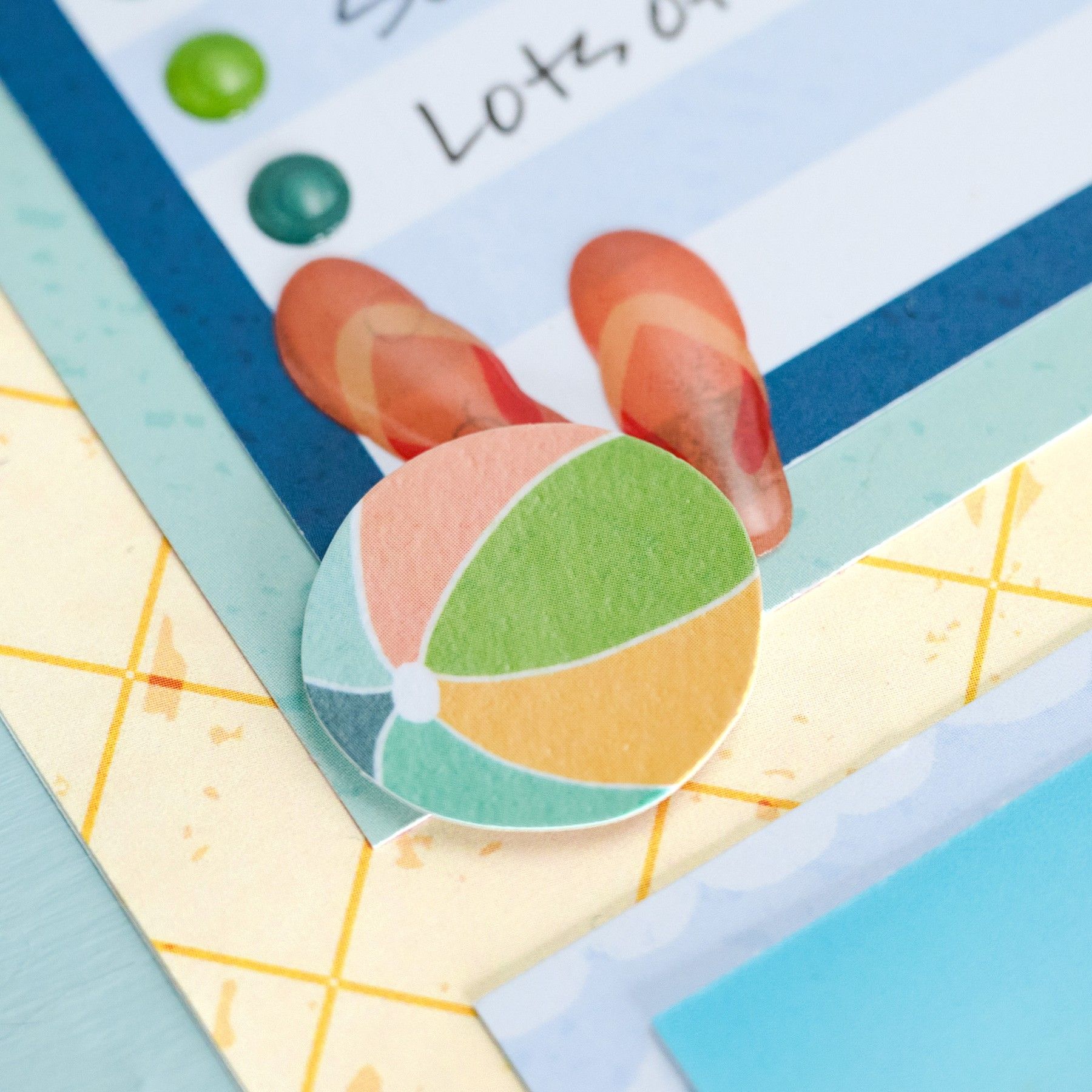 Creative Memories Summer Break EmbellishmentsPink tiful of LOVE