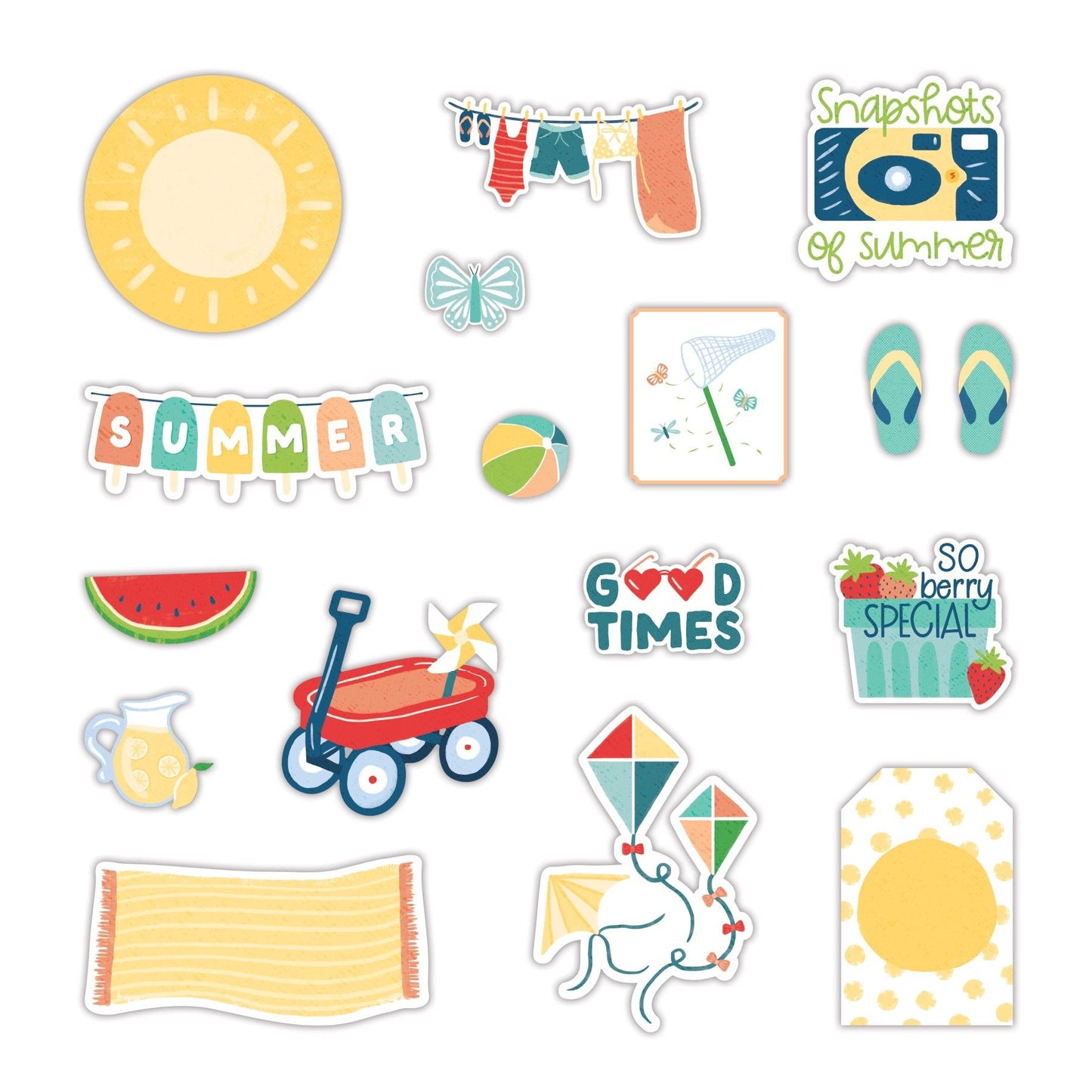 Creative Memories Summer Break EmbellishmentsPink tiful of LOVE