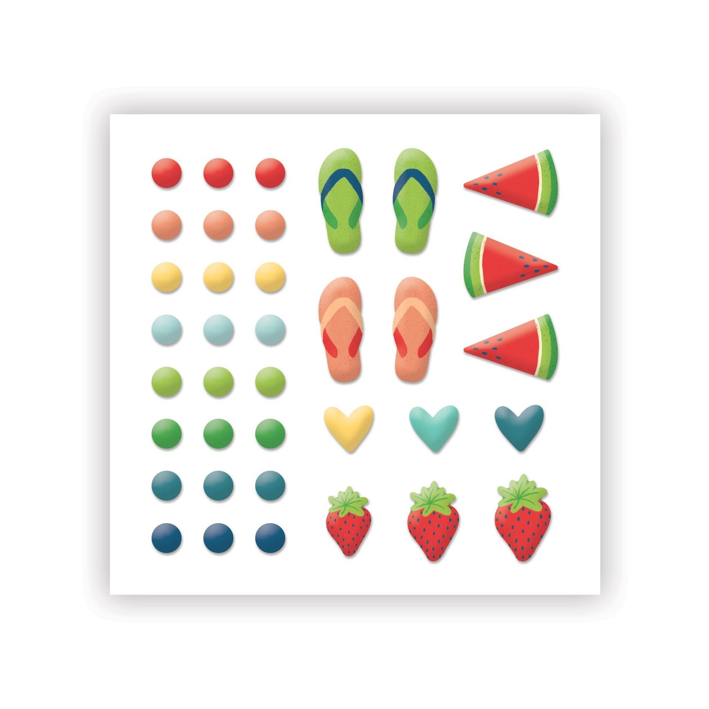 Creative Memories Summer Break EmbellishmentsPink tiful of LOVE