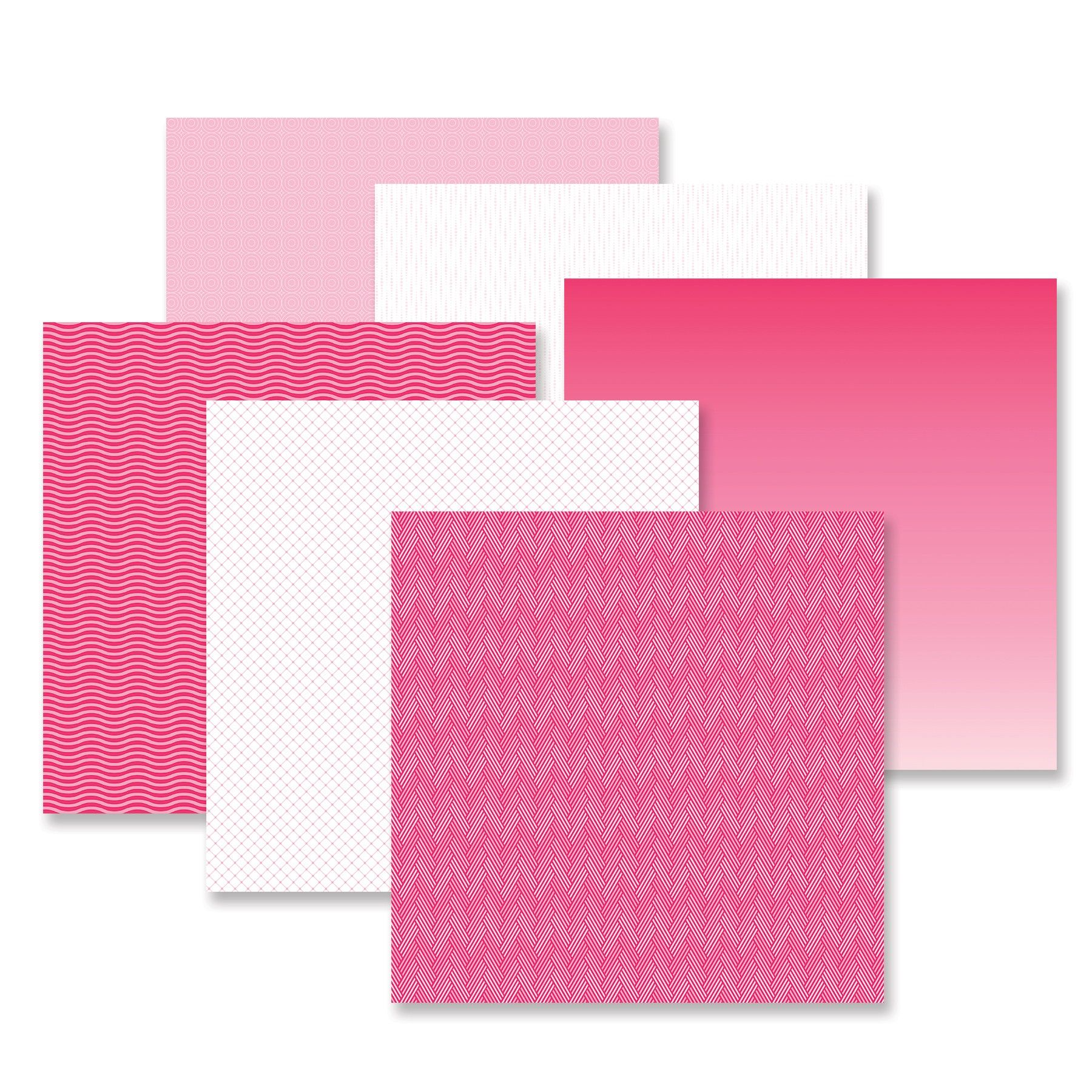 Creative Memories Totally Tonal Soft Pink Paper Pack (12/pk)Pink tiful of LOVE
