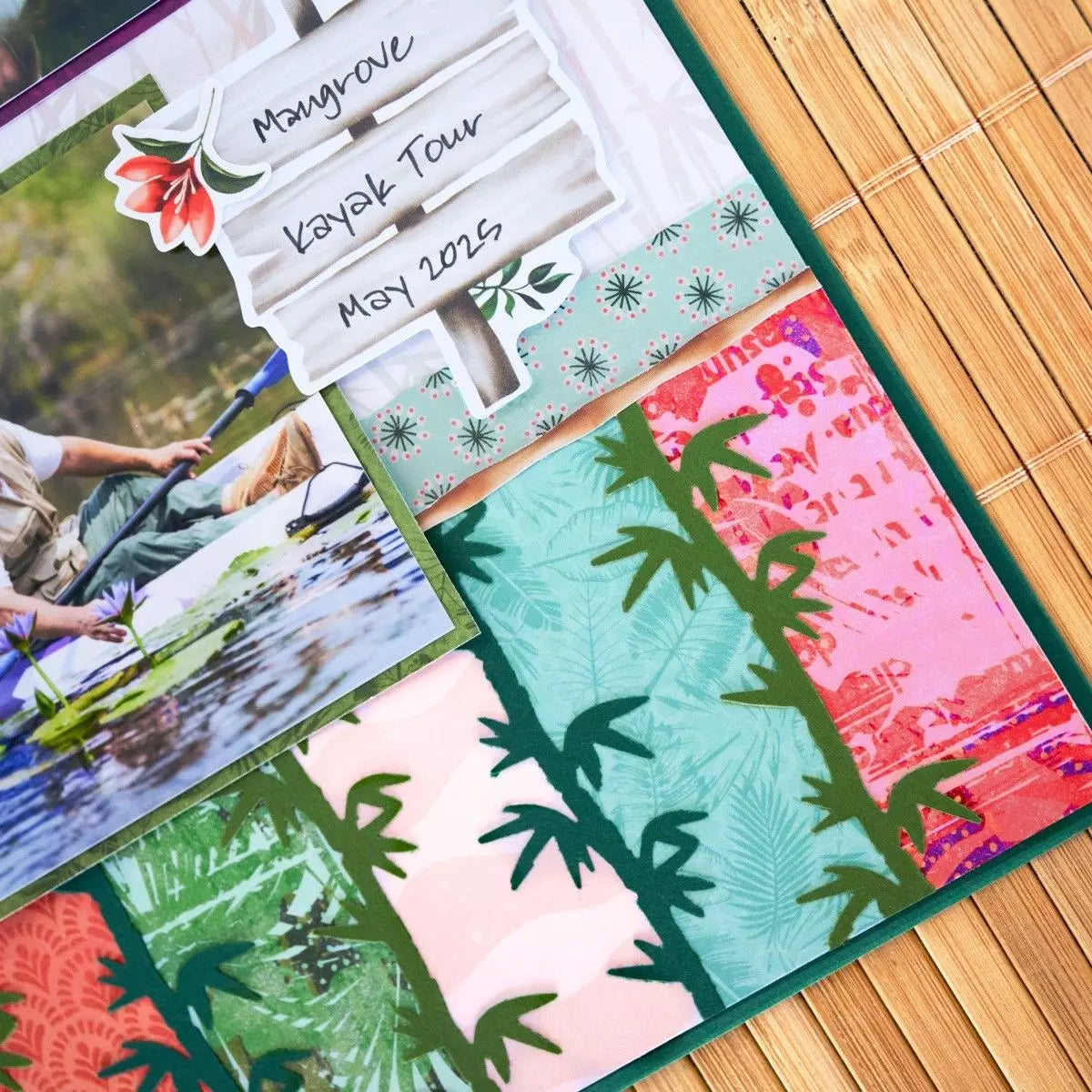Creative Memories Tropical Garden Tone on Tone Paper Pack (12/pk (Copy)