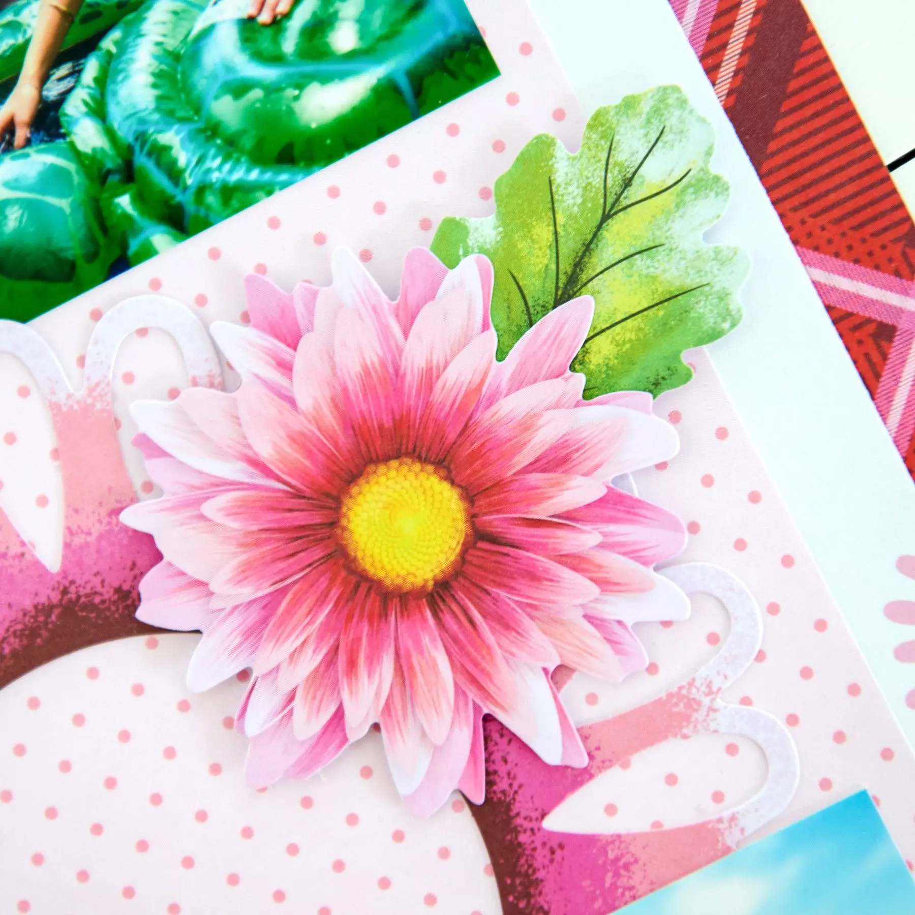 Creative Memories Vivid Melodies Jazzberry EmbellishmentsPink tiful of LOVE