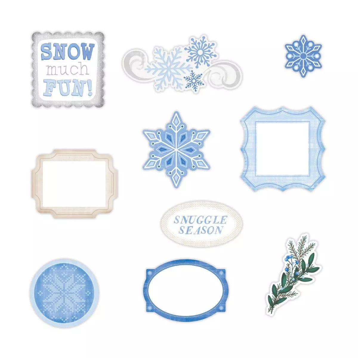 Creative Memories Winter Bliss Embellishments (40/pk)