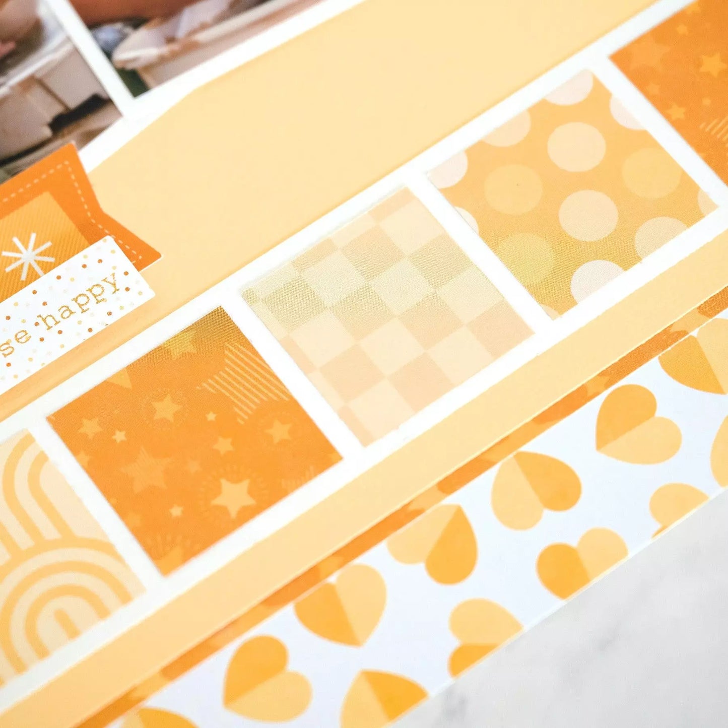 Creative Memories Totally Tonal Canary Paper Pack (12/pk)Pink tiful of LOVE