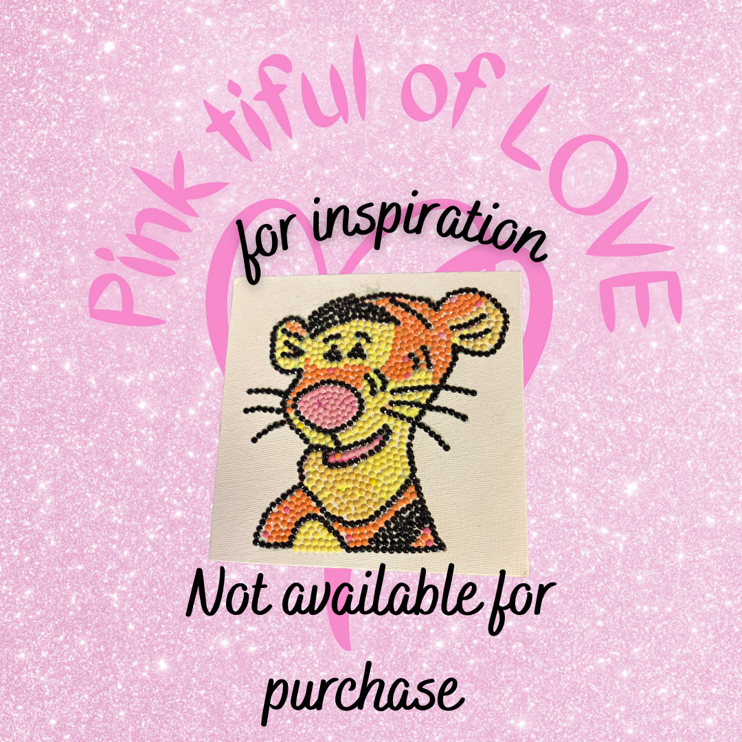 ✨ Tigger Diamond Art Painting on Canvas – Handmade Sparkling Décor