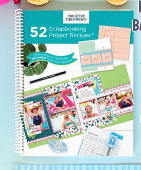 Creative Memories Project Recipe Book (52 recipes)Pink tiful of LOVE