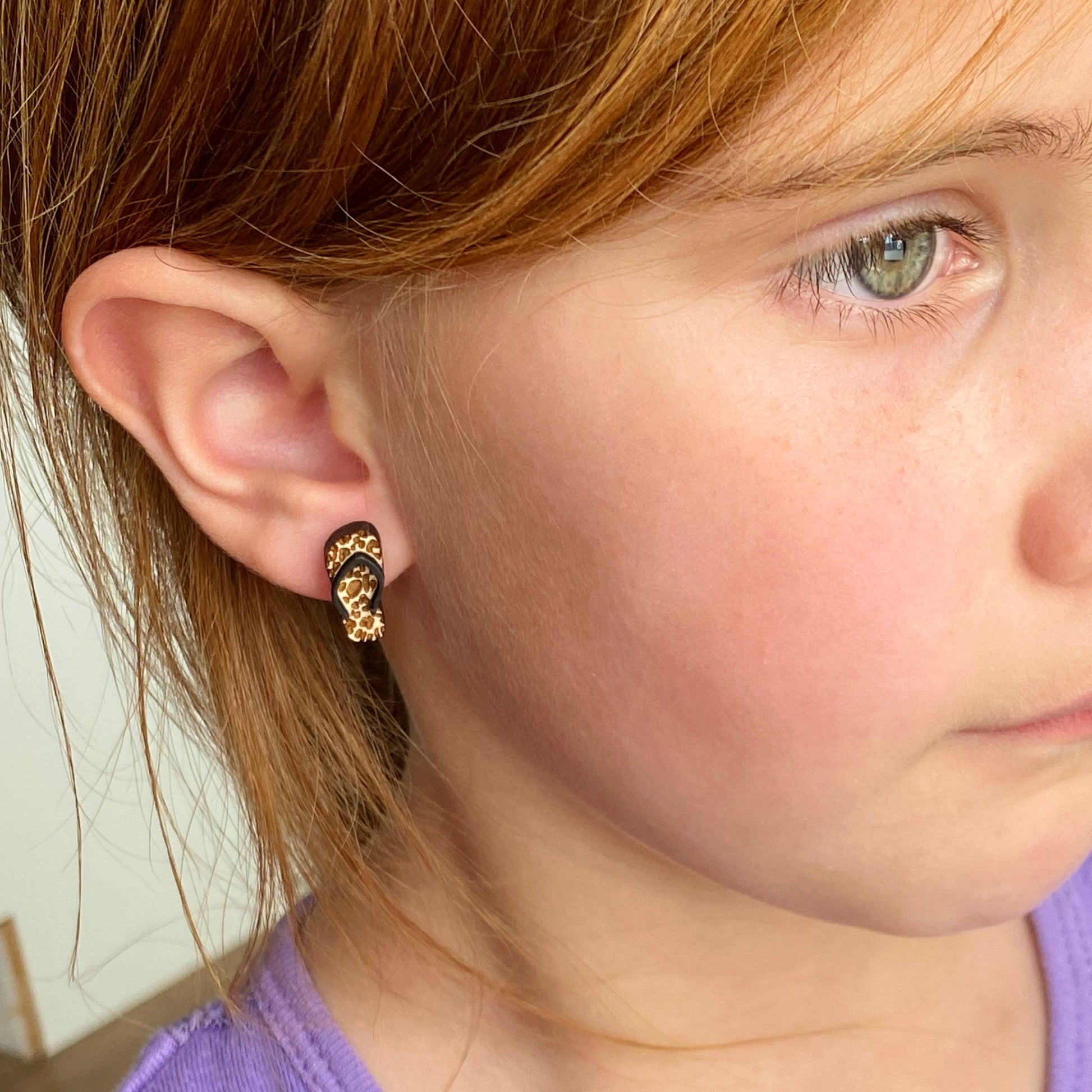 Perfect for the Beach Getaway Flip Flop earringsPink tiful of LOVE