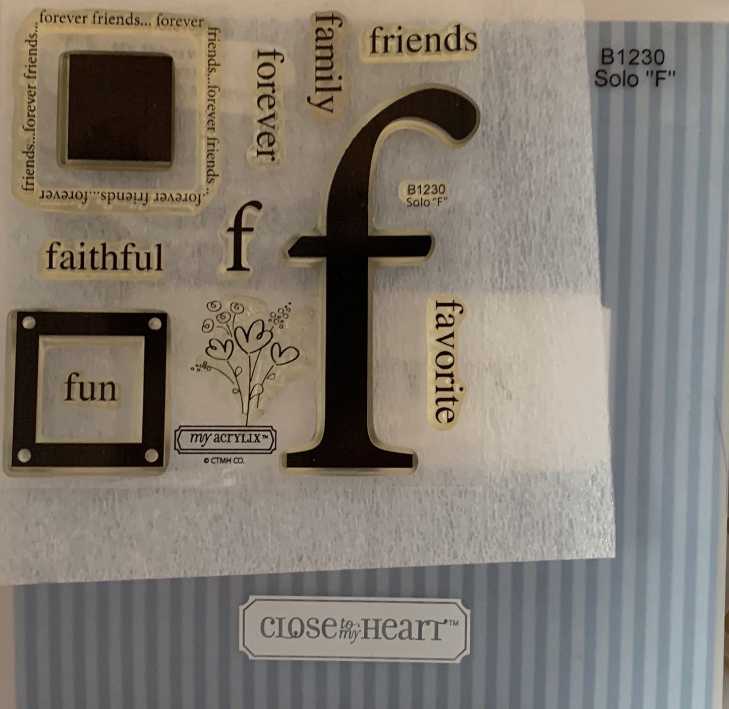 Close to My Heart Like My Acrylix Stamps Sets--GaragePink tiful of LOVE