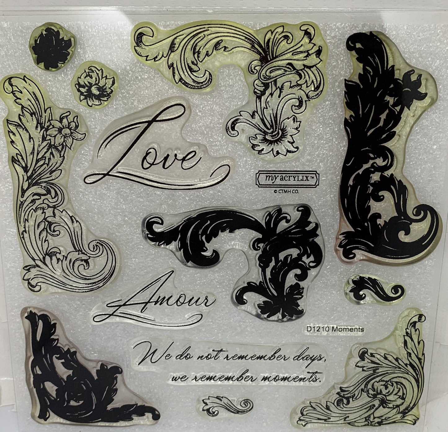 Close to My Heart Like My Acrylix Stamps Sets--GaragePink tiful of LOVE
