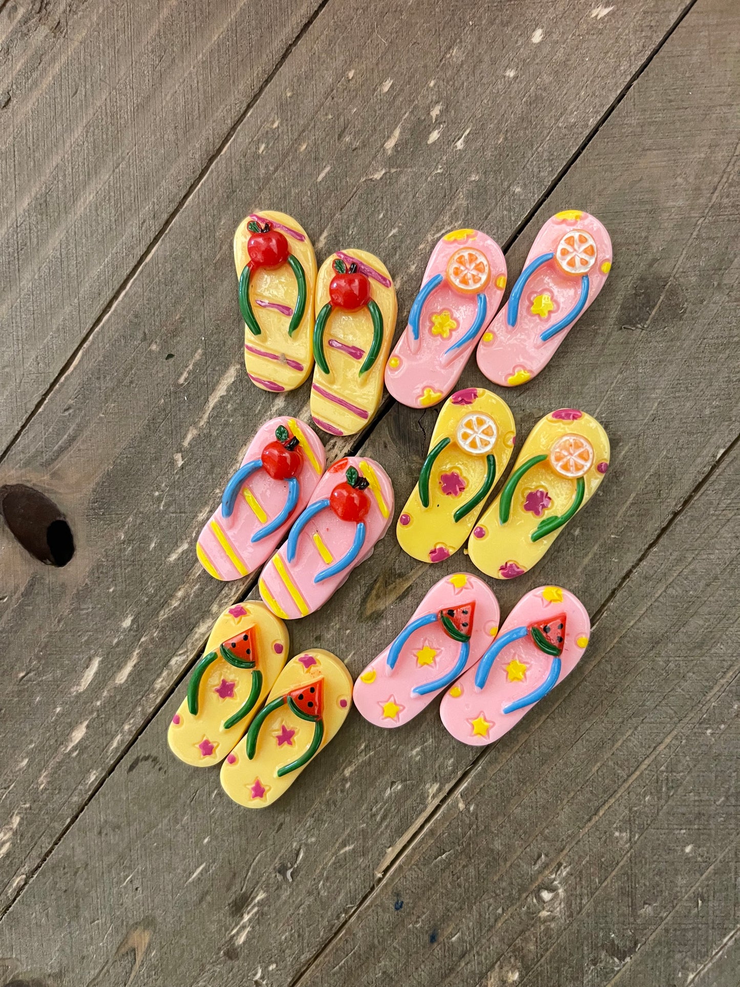 Fruit Flip Flop Post Earrings (6 to choose from)Pink tiful of LOVE