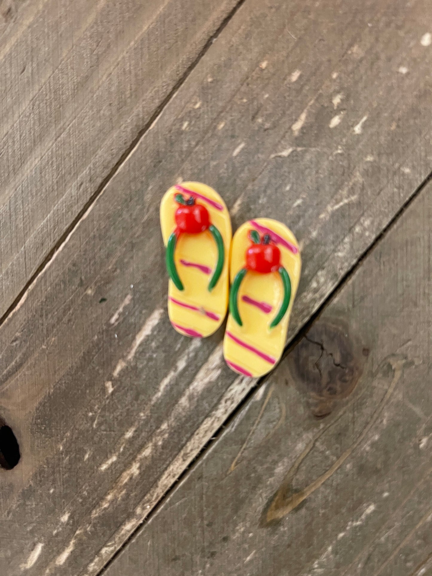 Fruit Flip Flop Post Earrings (6 to choose from)Pink tiful of LOVE