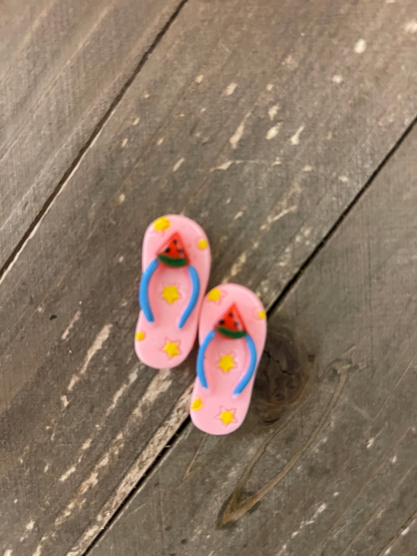 Fruit Flip Flop Post Earrings (6 to choose from)Pink tiful of LOVE