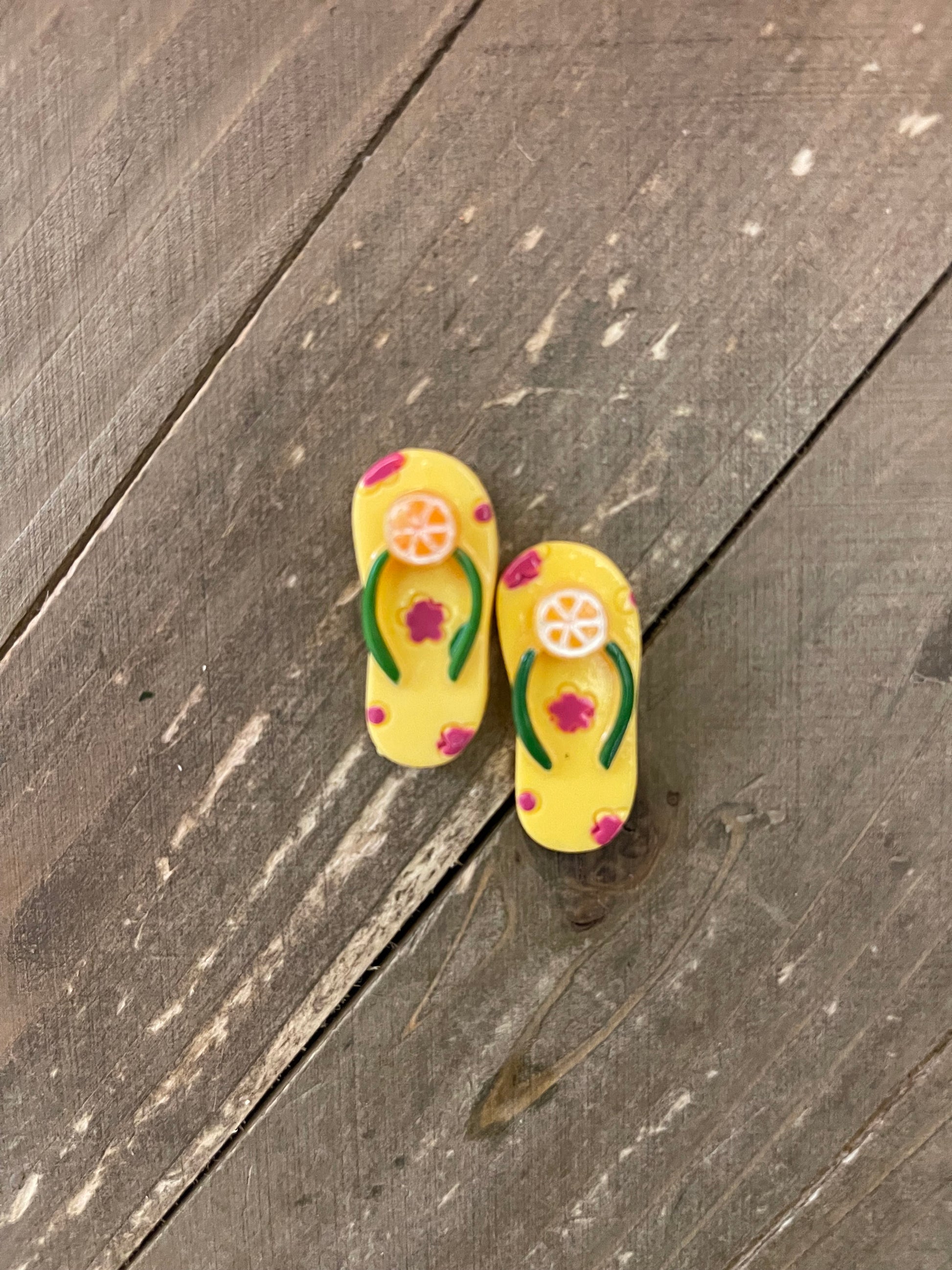 Fruit Flip Flop Post Earrings (6 to choose from)Pink tiful of LOVE