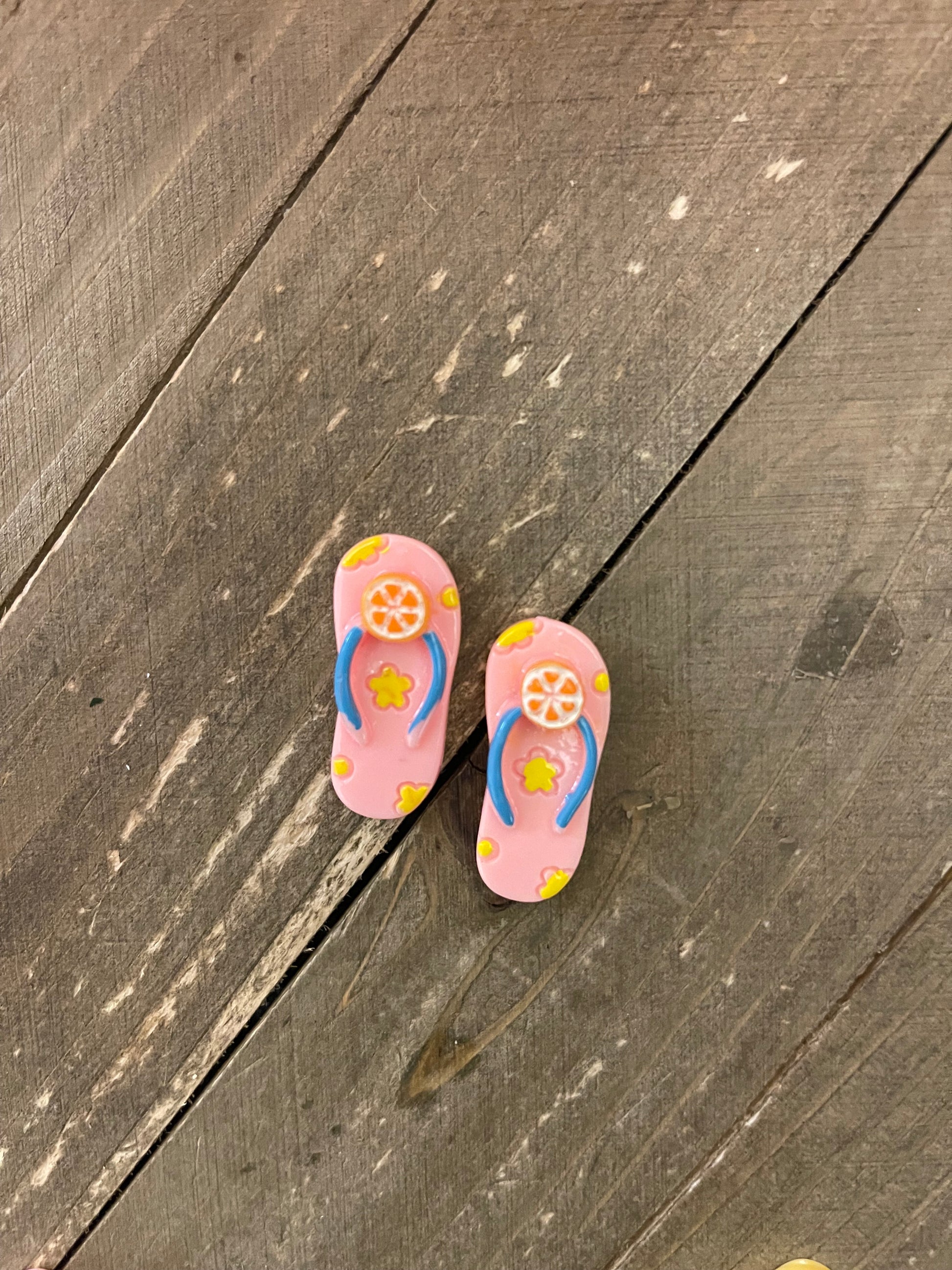 Fruit Flip Flop Post Earrings (6 to choose from)Pink tiful of LOVE