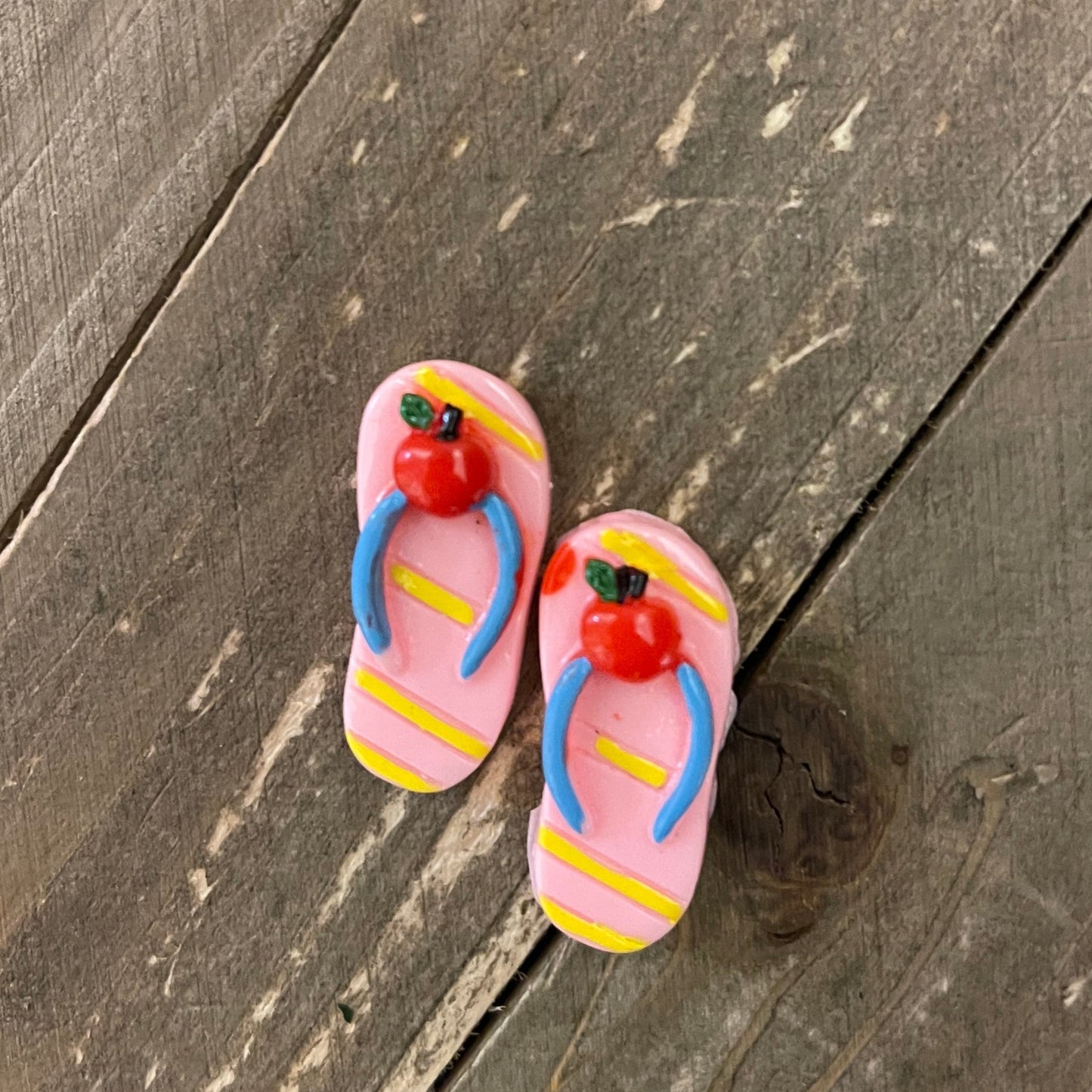 Fruit Flip Flop Post Earrings (6 to choose from)Pink tiful of LOVE