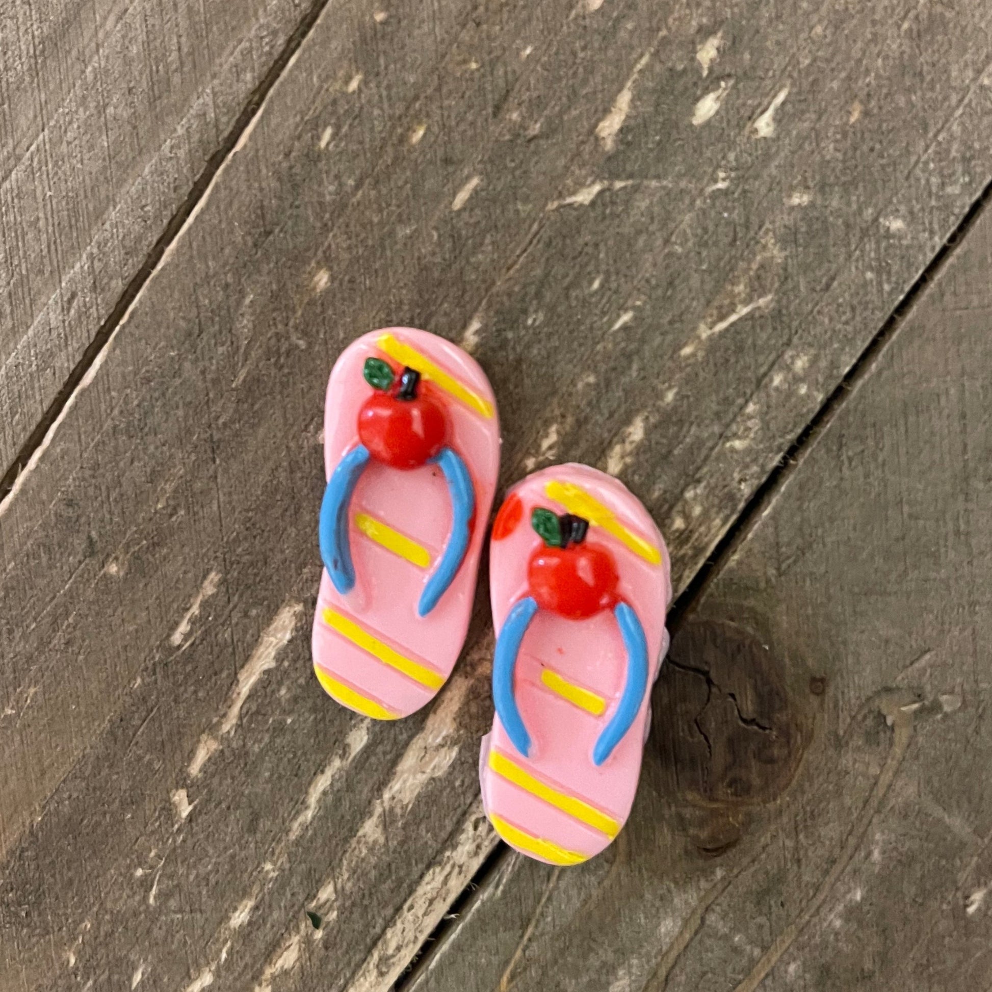 Fruit Flip Flop Post Earrings (6 to choose from)Pink tiful of LOVE