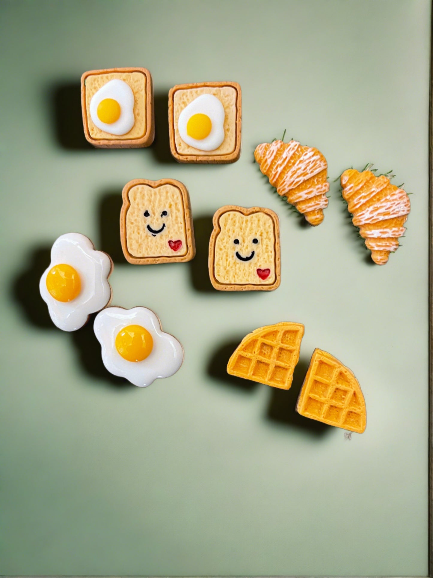 BREAKFAST FOOD COLLECTION Stud Earrings (5 to choose from)Pink tiful of LOVE