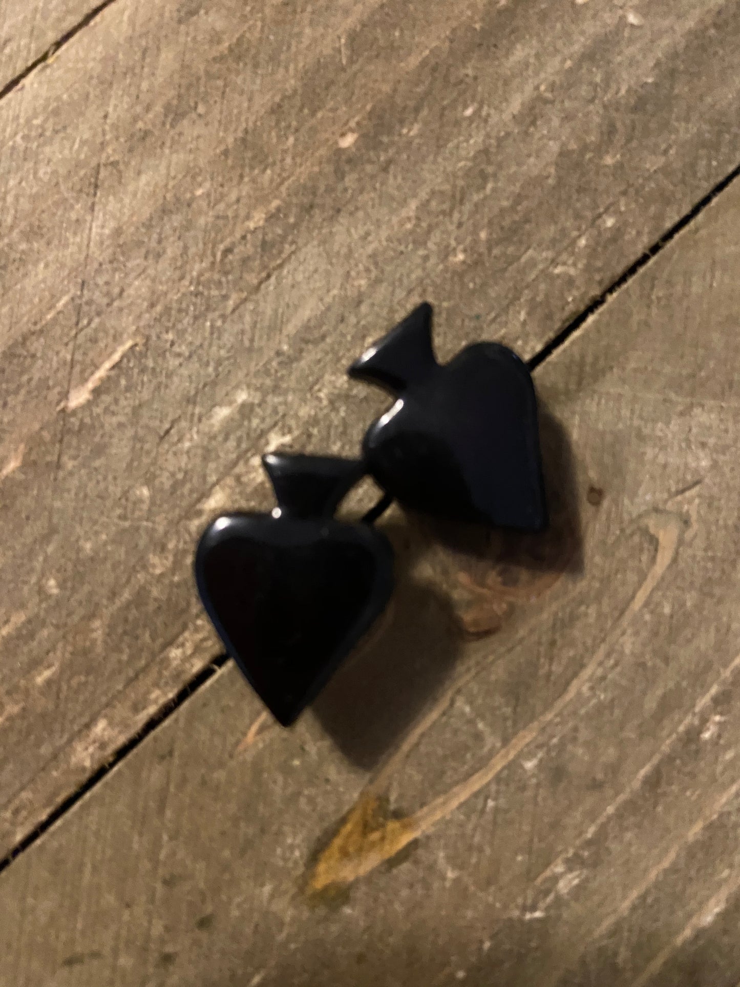 Card Game Collection Post Earrings (diamonds, spades, clubs, dice)Pink tiful of LOVE