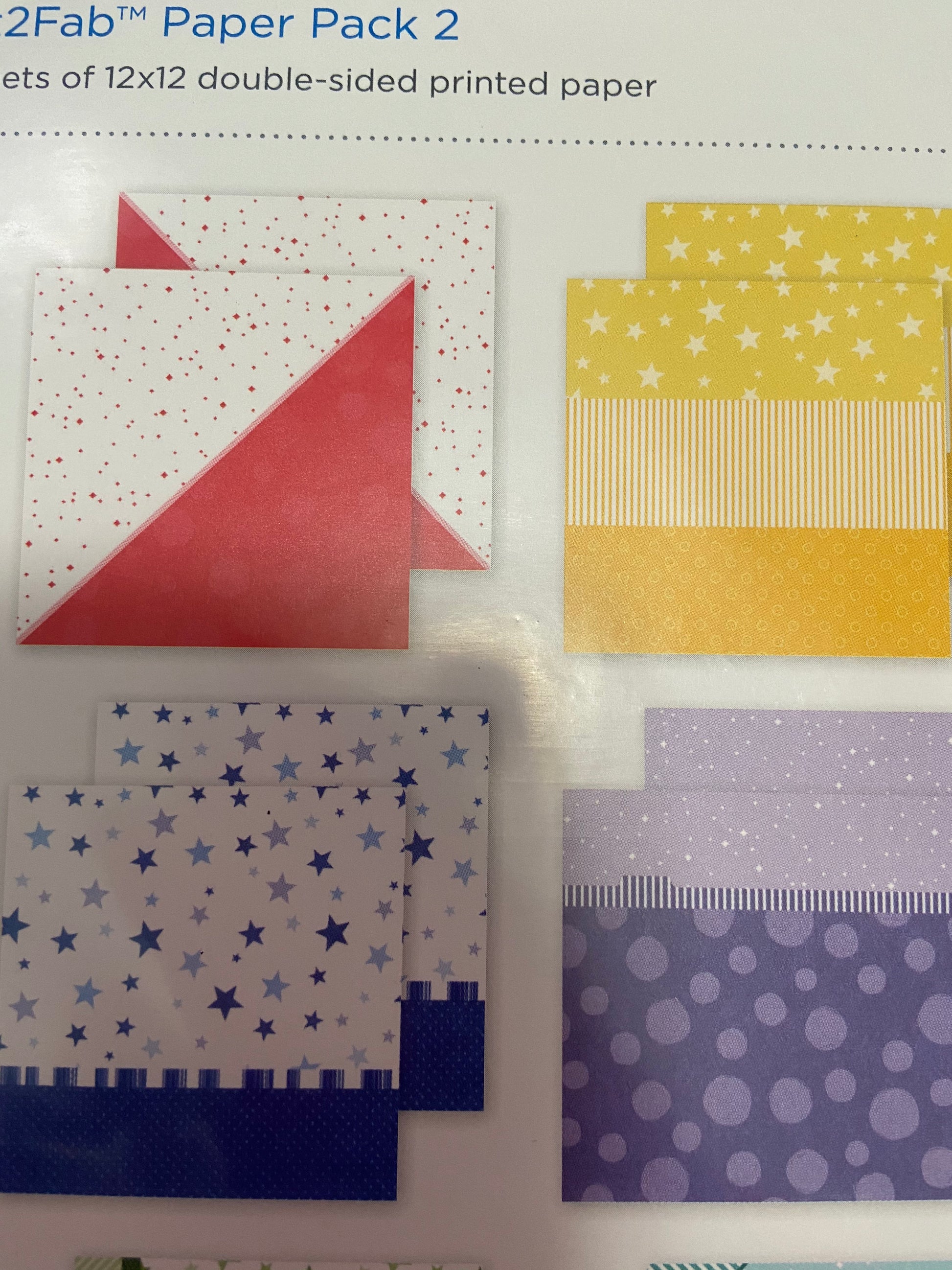 Creative Memories Fresh Fusion Fast 2 Fab Paper Pack (12/pk)Pink tiful of LOVE