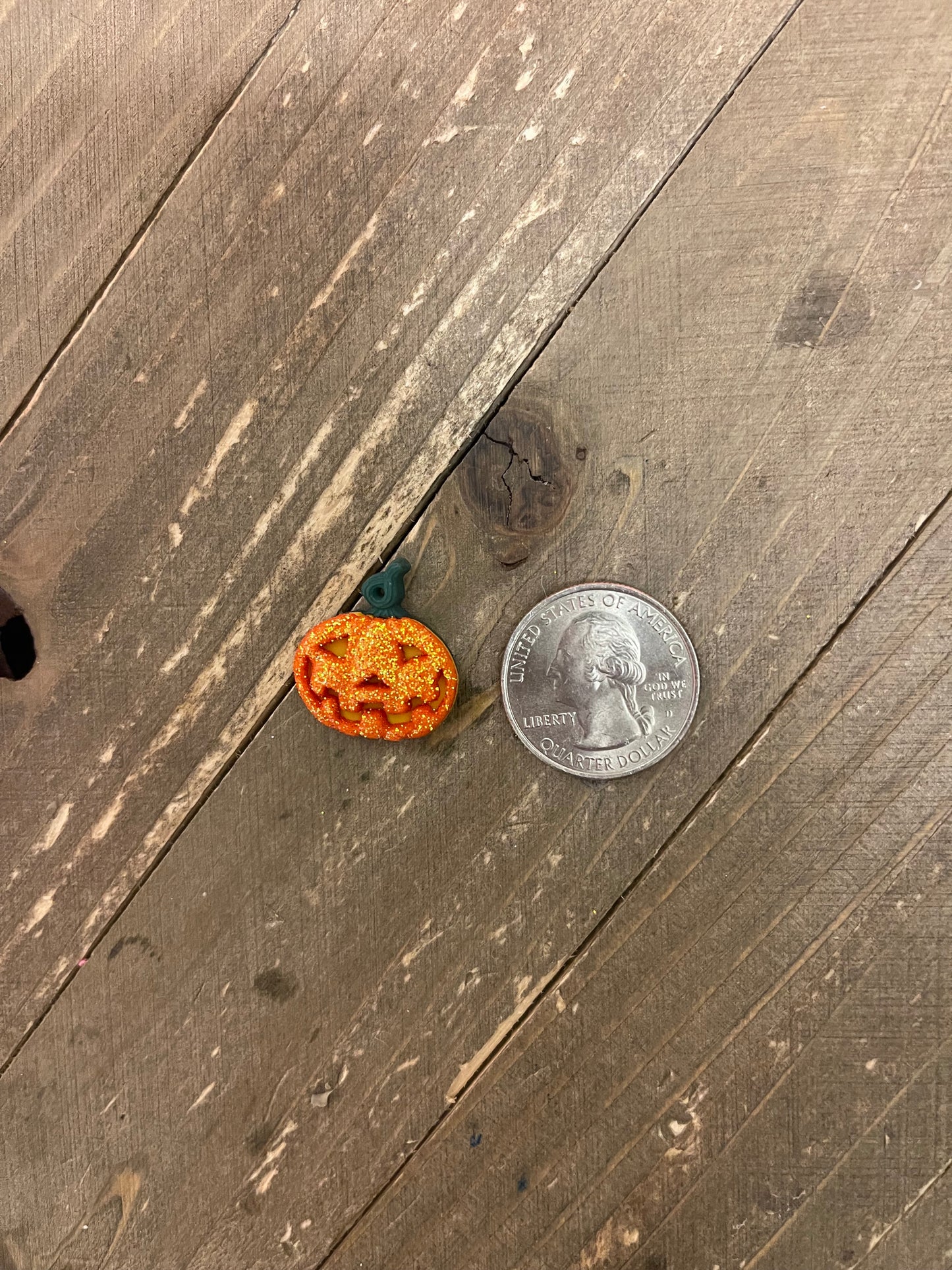 Glitter Pumpkin earrings ER308-2Pink tiful of LOVE