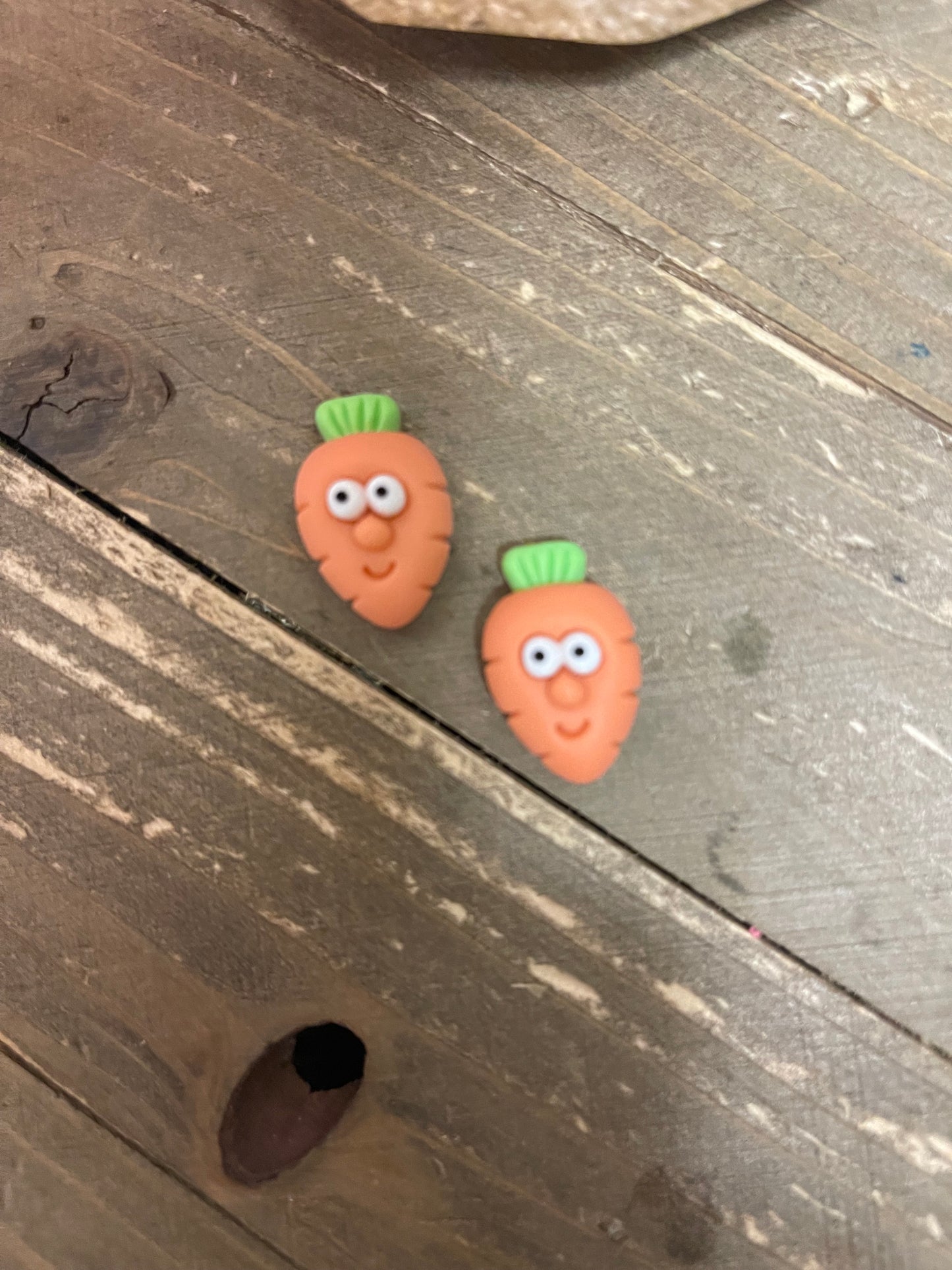 Wear your Veggies Collection Post Earrings (5 veggies to choose)Pink tiful of LOVE