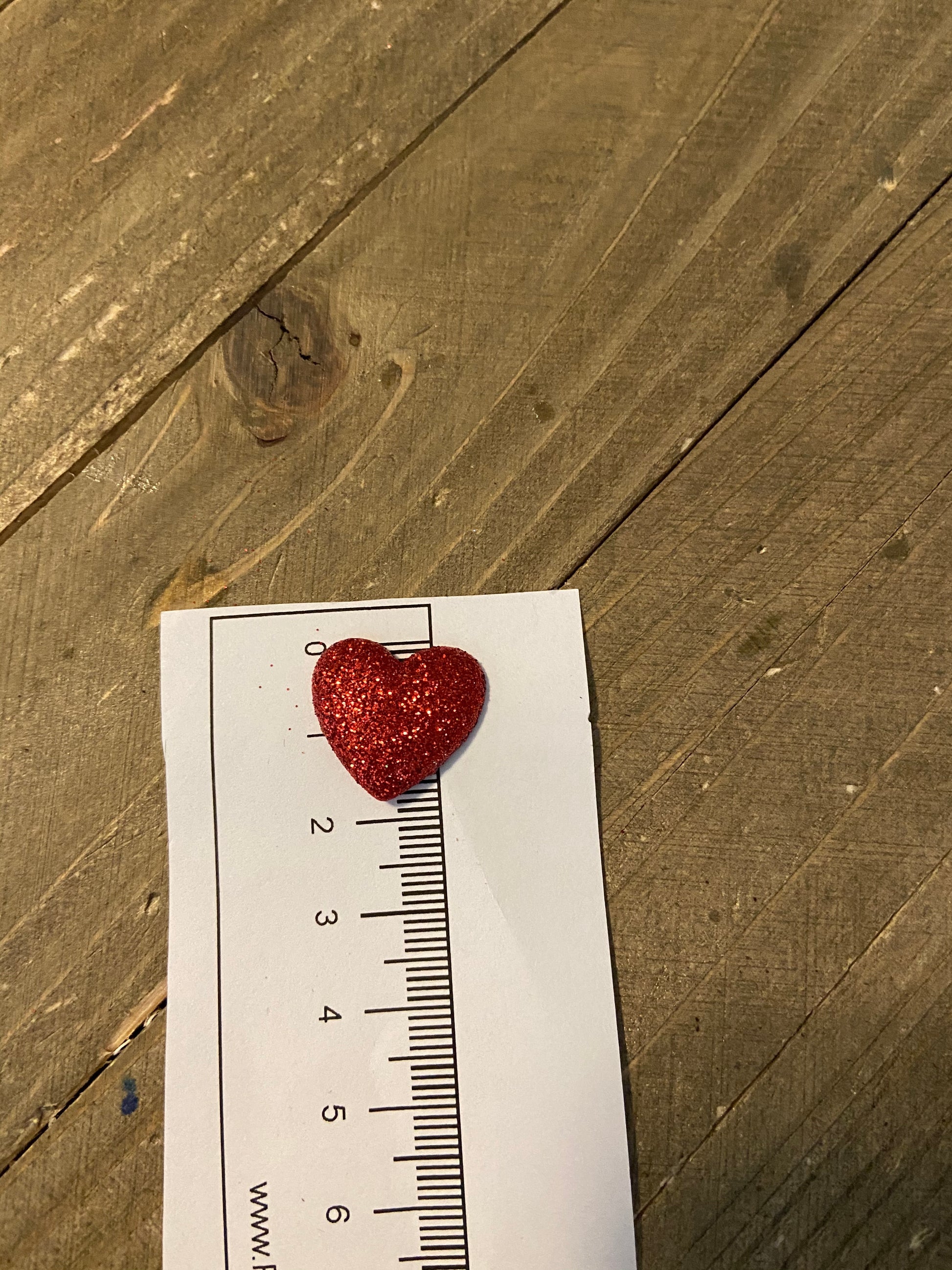 Red Glitter Heart Post EarringsPink tiful of LOVE