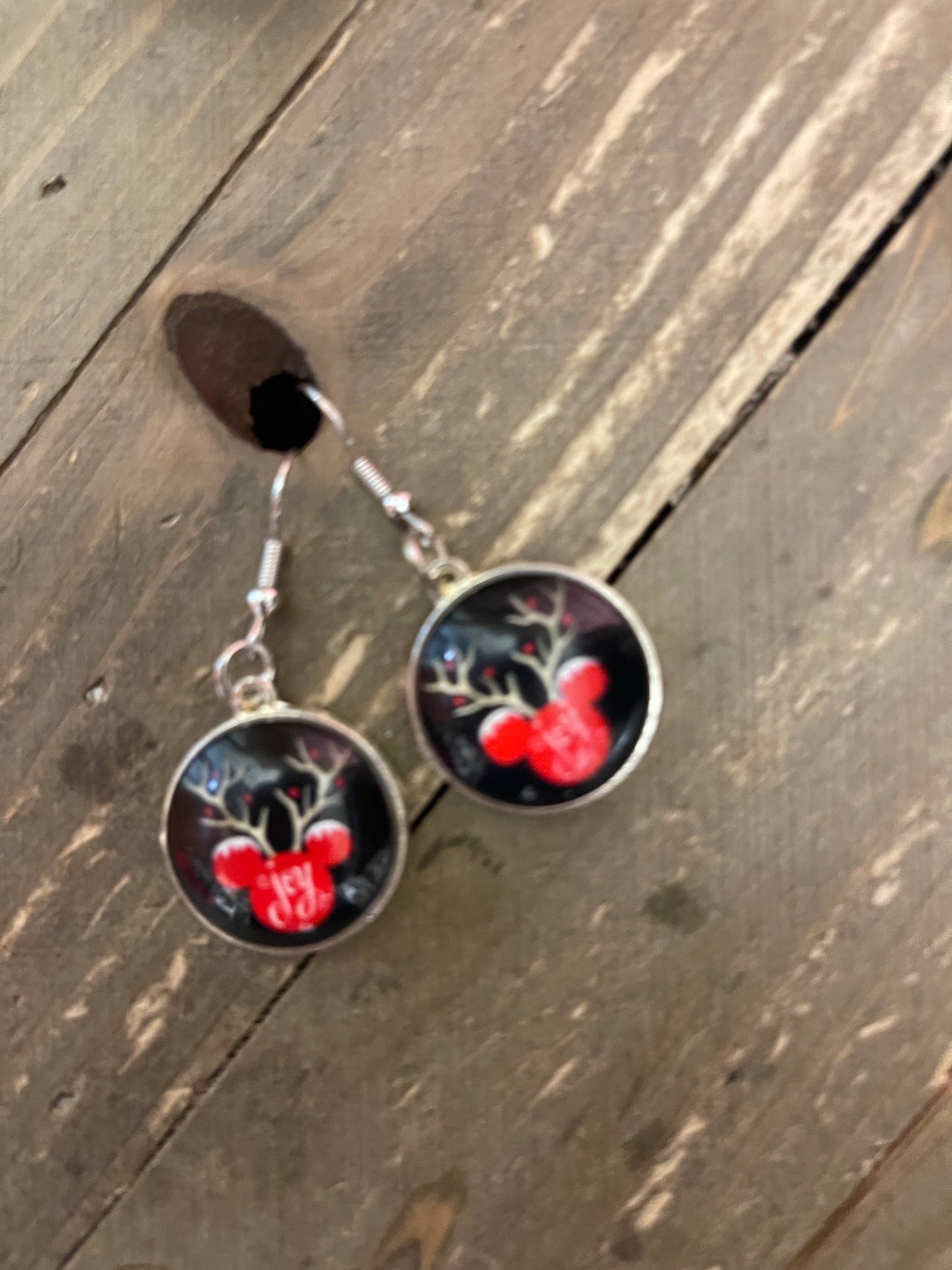 Holiday Antler Ears Wire earringsPink tiful of LOVE