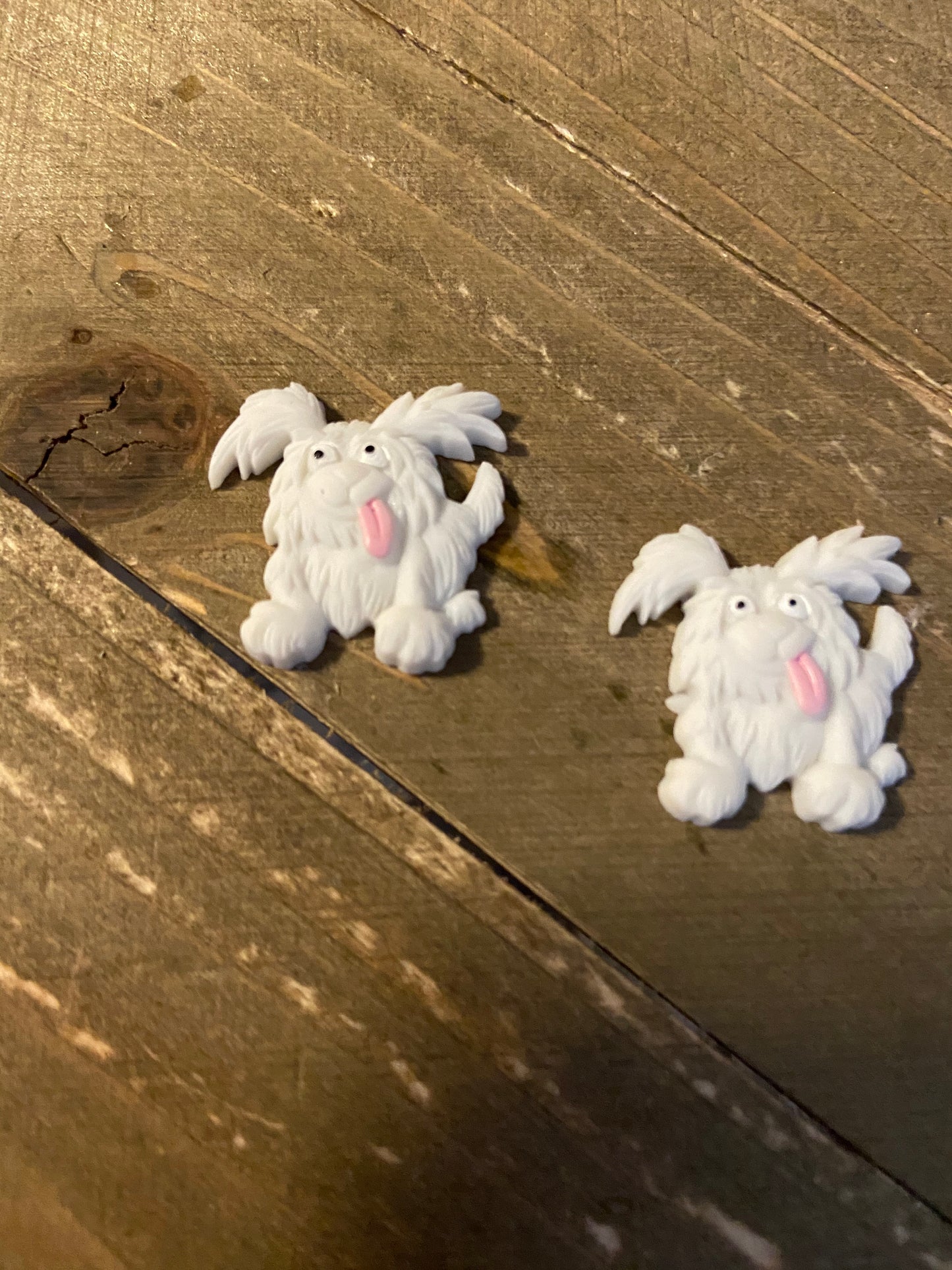 Happy Puppy with Pink Tongue Post EarringsPink tiful of LOVE