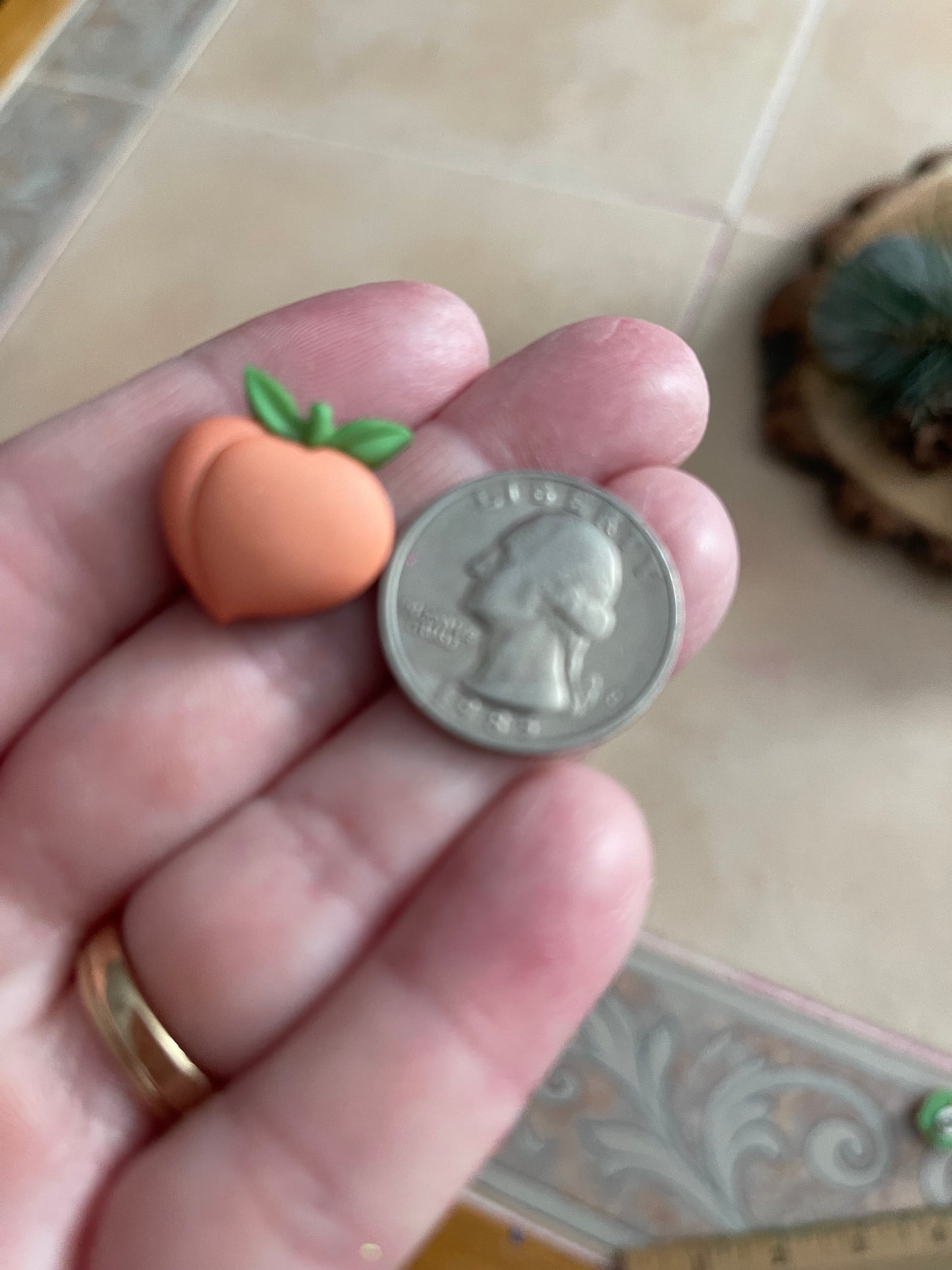 Peach Stud Earrings; yummy gorgeous peach earringsPink tiful of LOVE