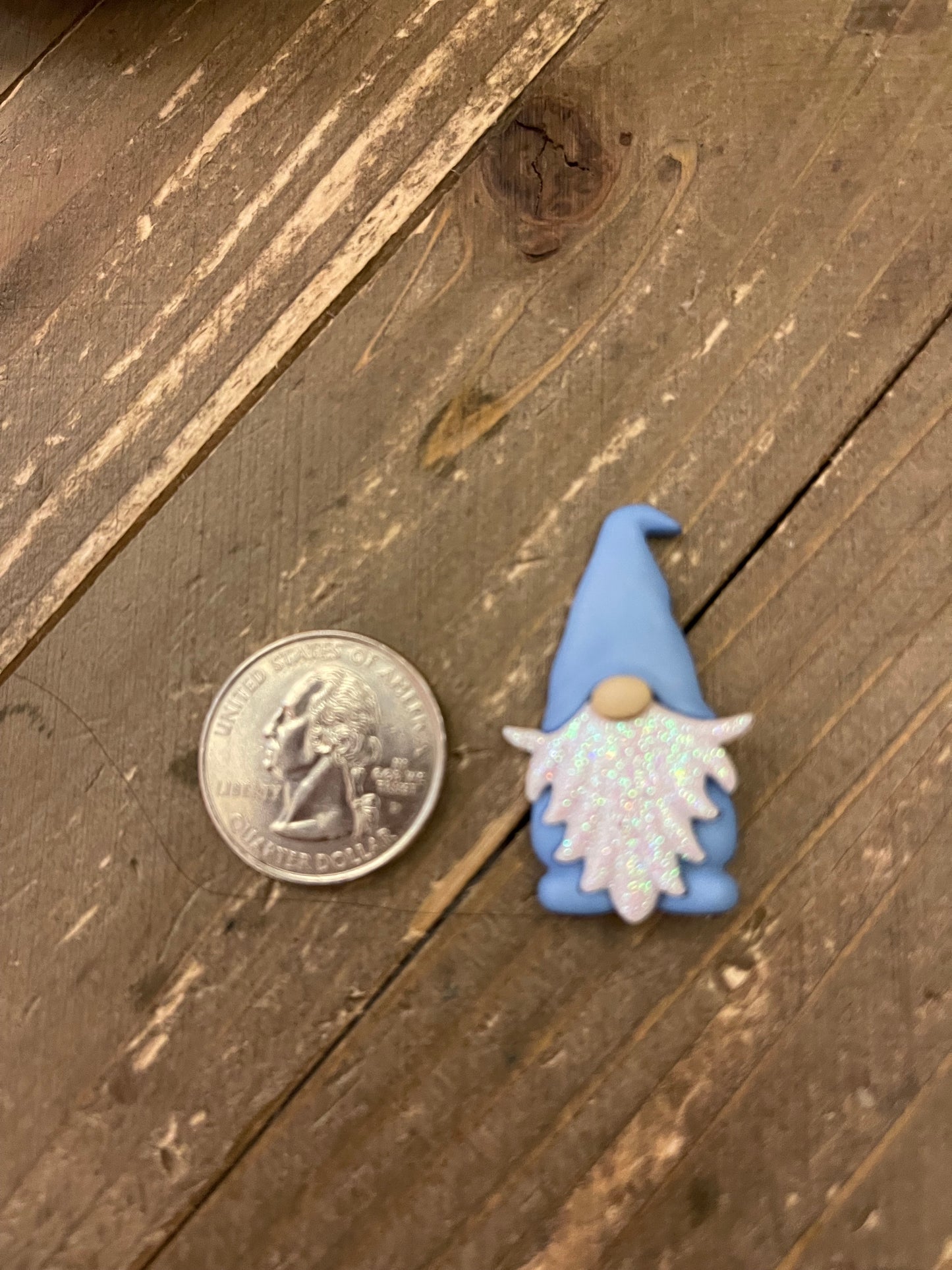 FROSTY Winter GNOME in light blue Stud EarringsPink tiful of LOVE