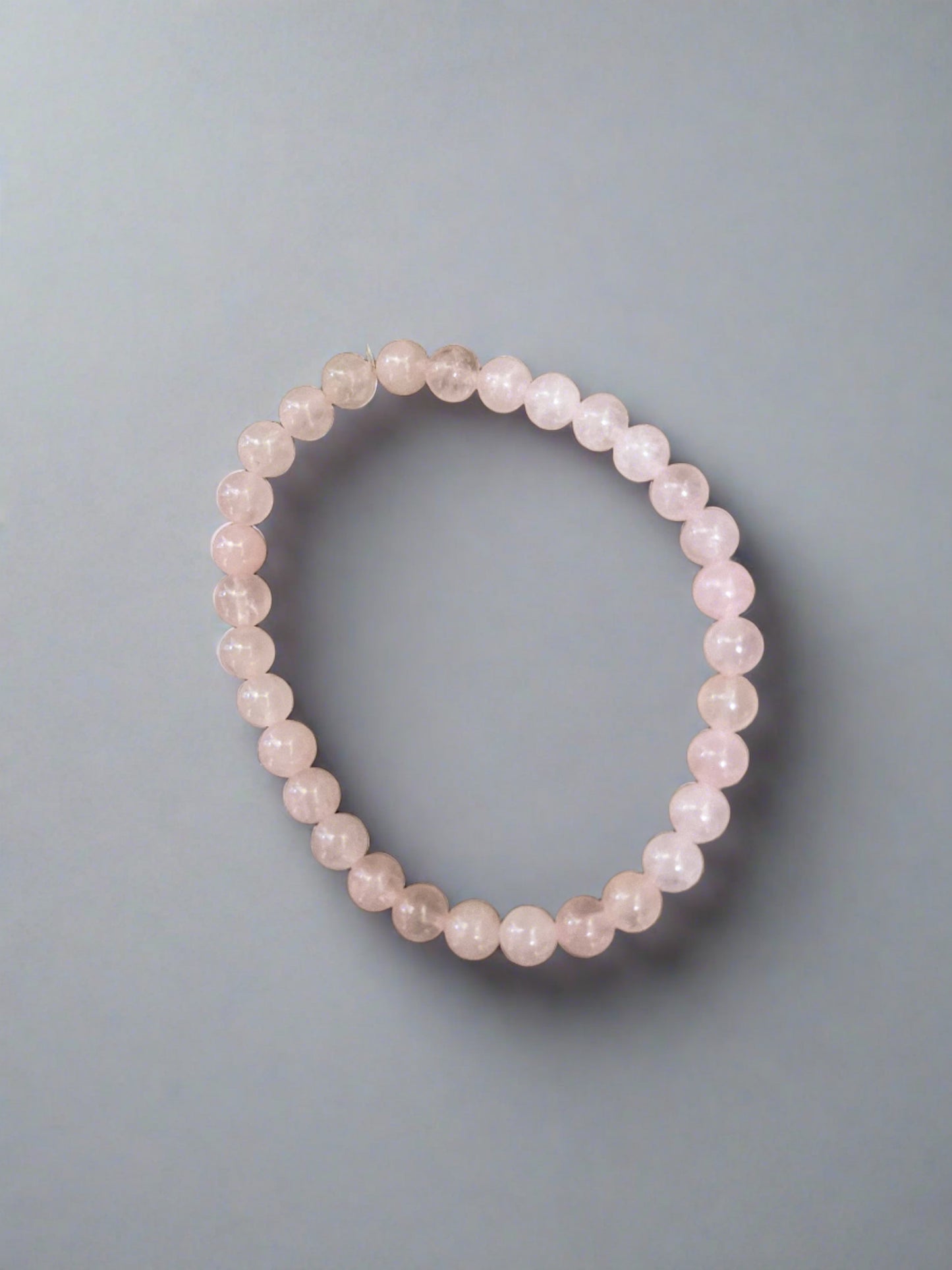 Madagascar Rose Quartz Beaded Elastic/Stretch BraceletPink tiful of LOVE