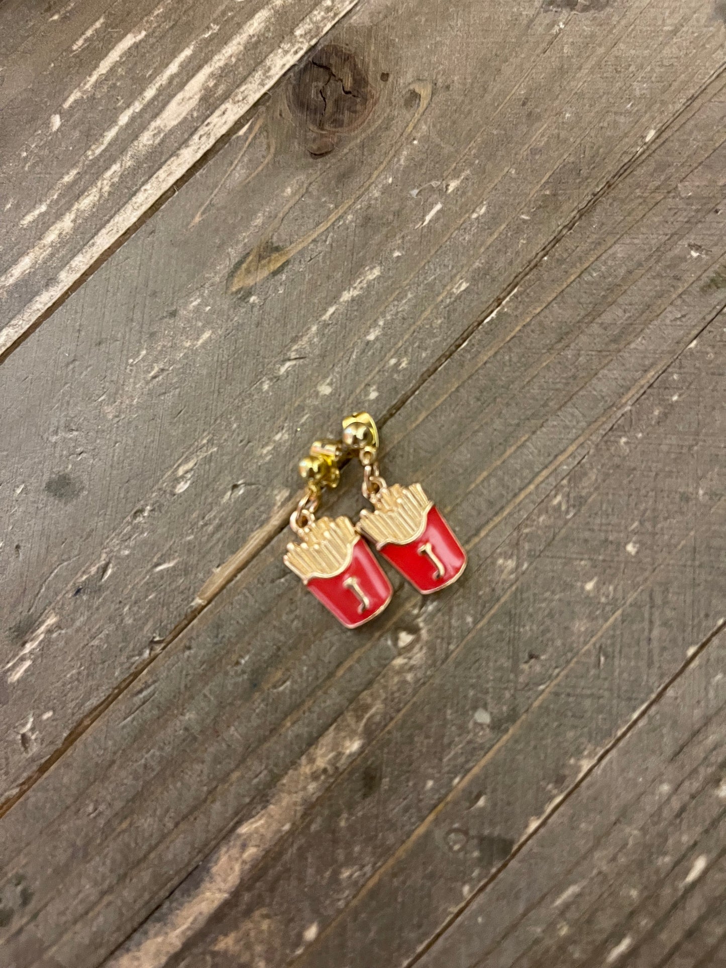 Snack Foods charm Ball Post Earring (6 snacks to choose)Pink tiful of LOVE