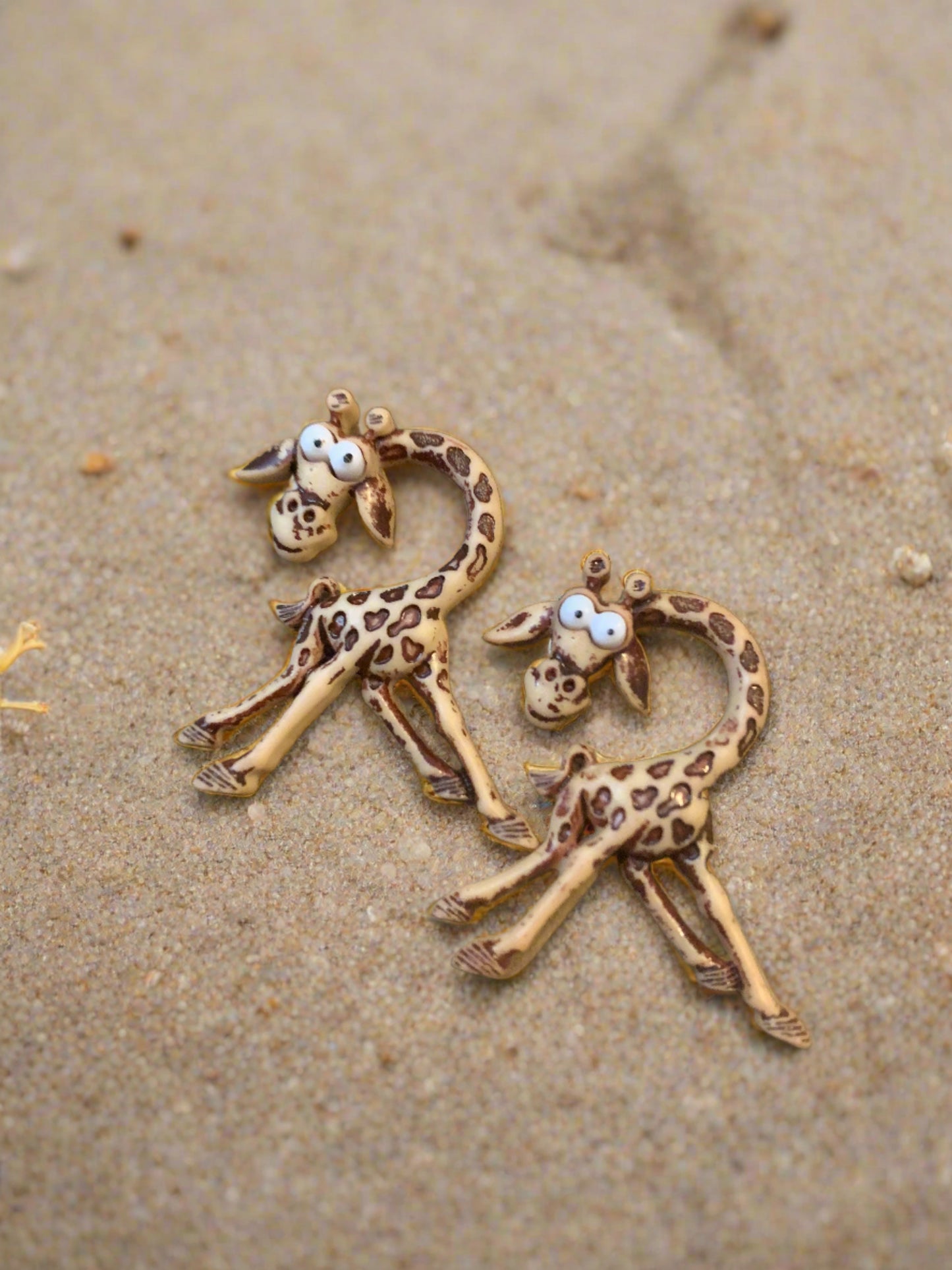 Silly Safari Post Earrings (4 animals to choose from)Pink tiful of LOVE