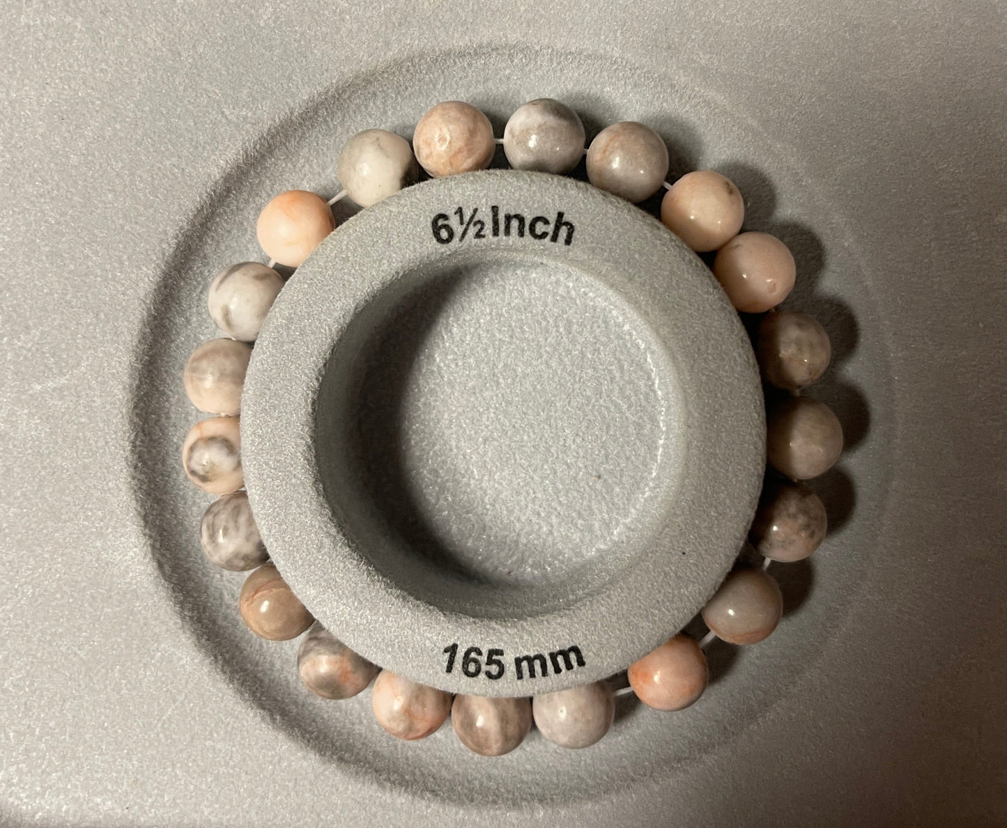 Pink Jasper Round Beaded Elastic/Stretch BraceletPink tiful of LOVE
