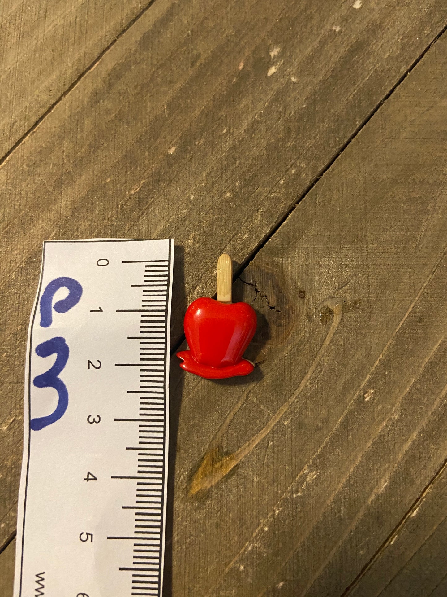 Candy Apple post earrings-Perfect for Fall Ear BlingPink tiful of LOVE