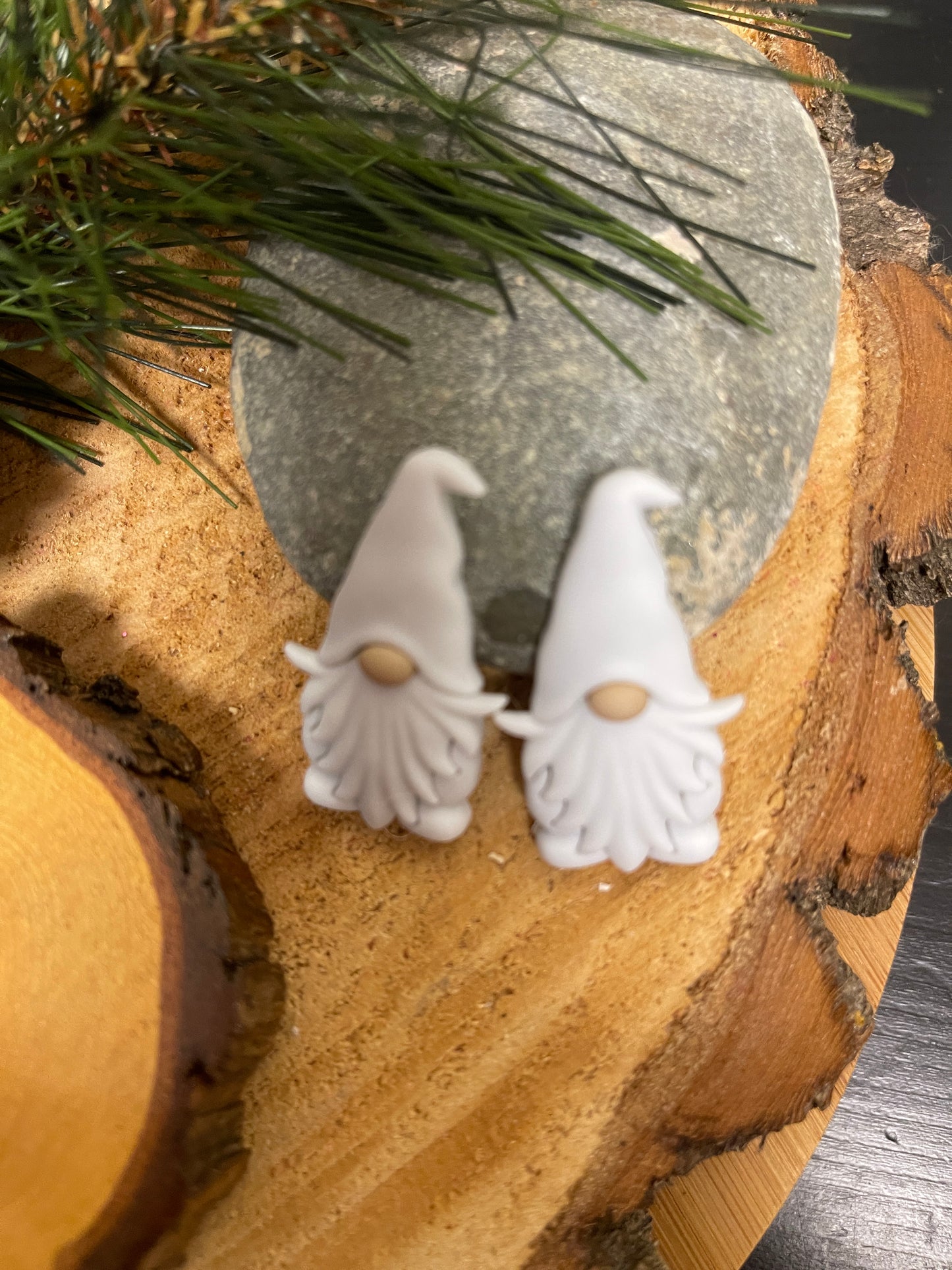 PATRIOTIC GNOMES in Red, White or Red  Stud EarringsPink tiful of LOVE