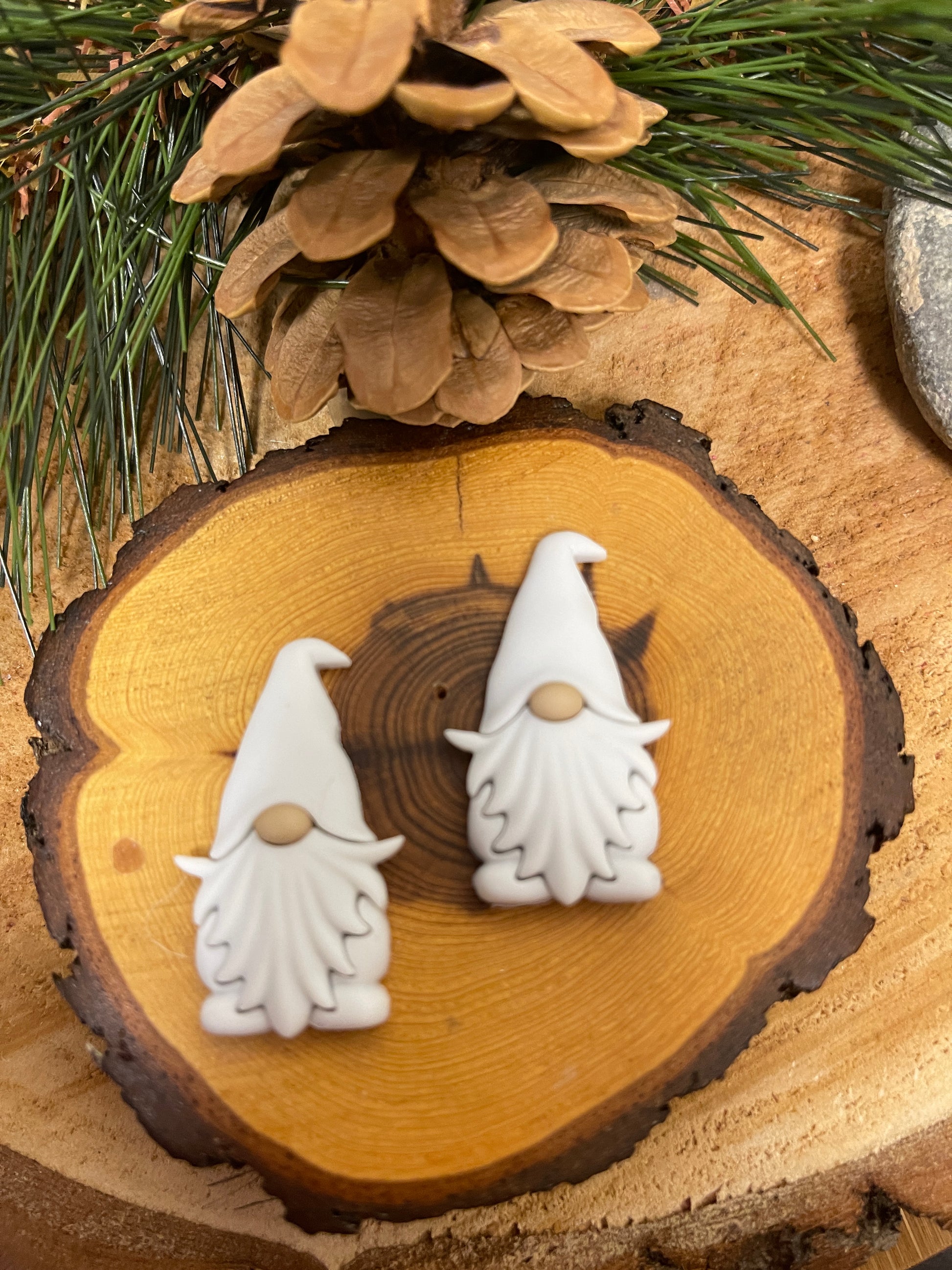 PATRIOTIC GNOMES in Red, White or Red  Stud EarringsPink tiful of LOVE