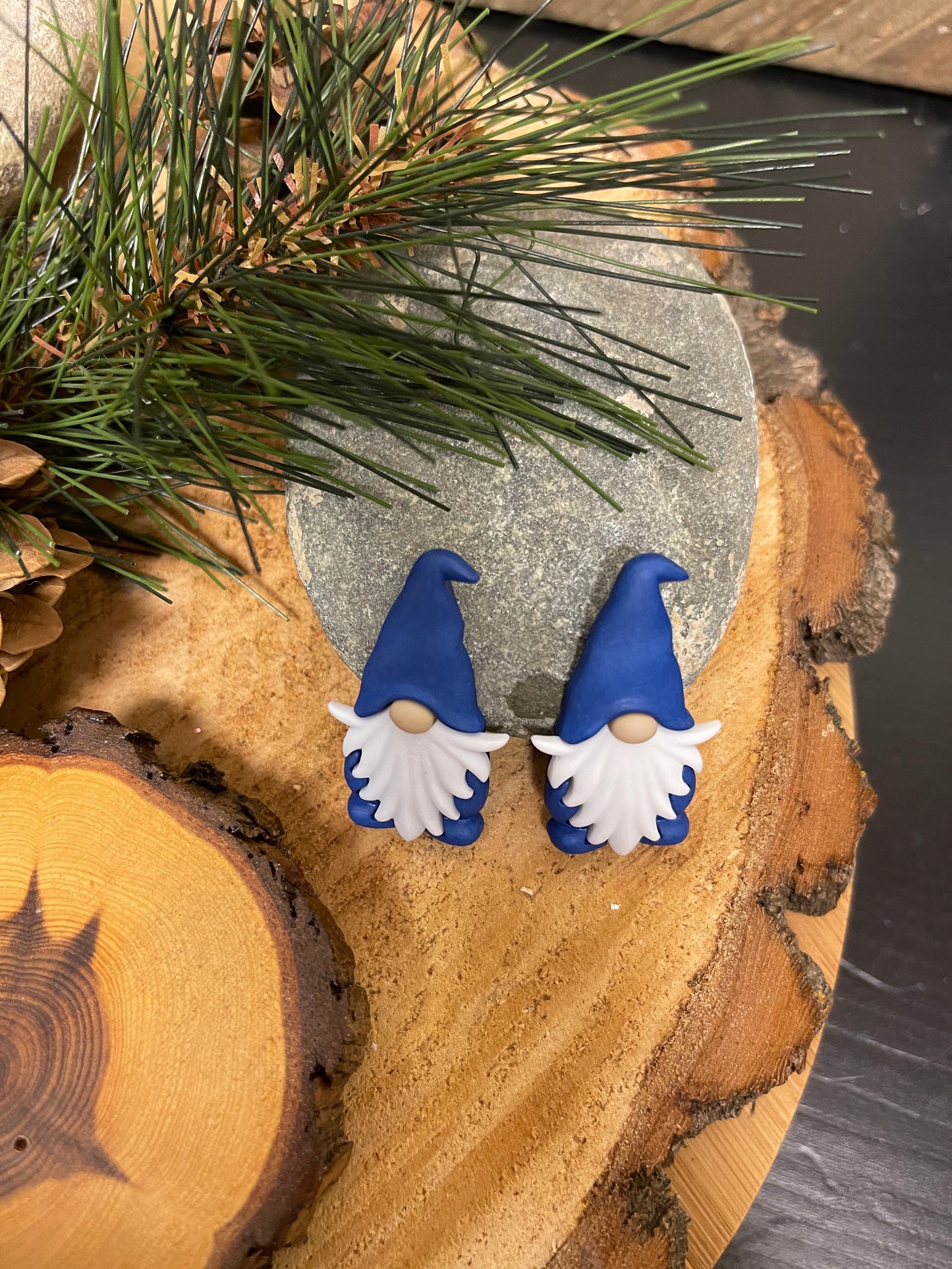 PATRIOTIC GNOMES in Red, White or Red  Stud EarringsPink tiful of LOVE