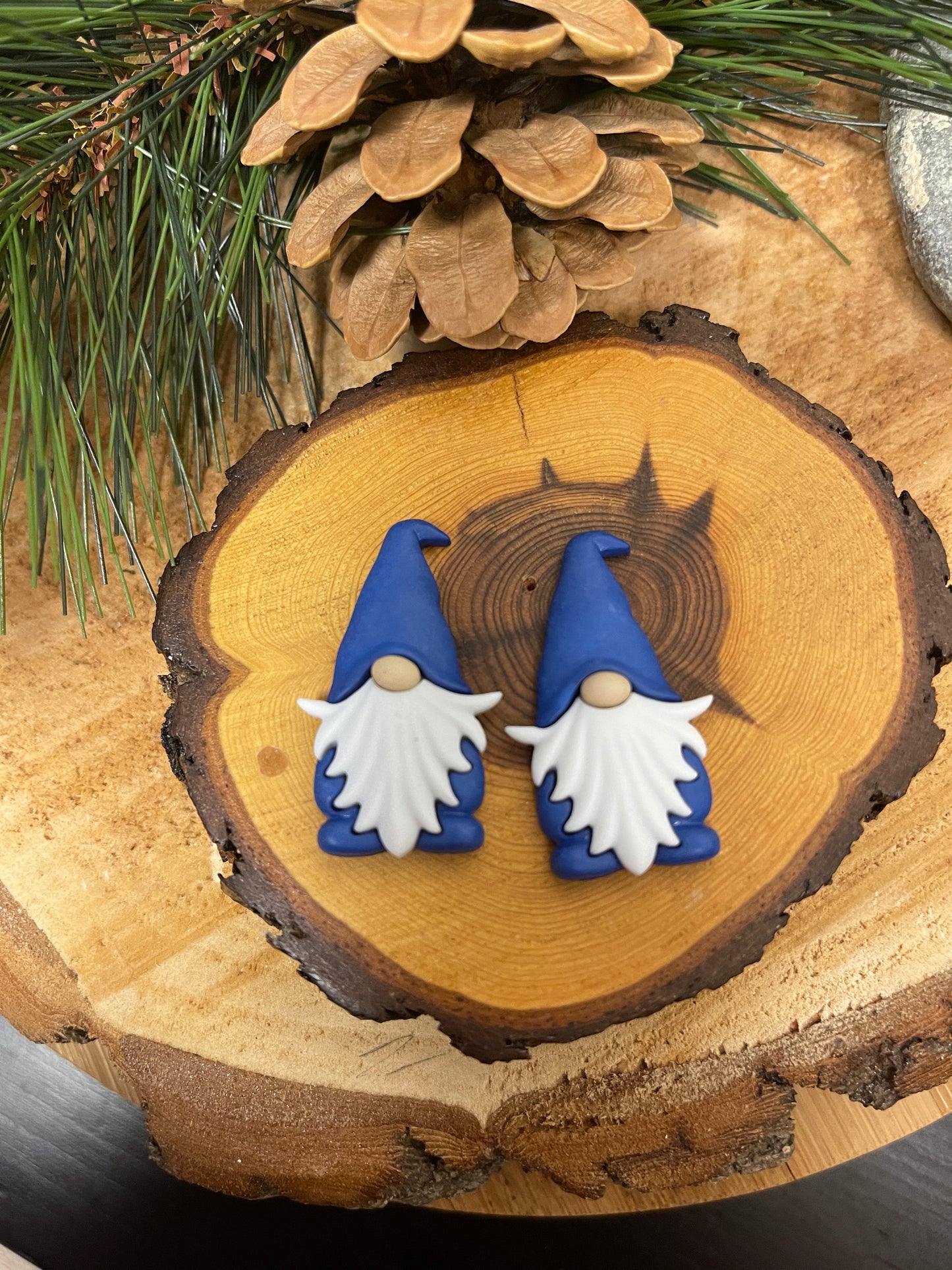 PATRIOTIC GNOMES in Red, White or Red  Stud EarringsPink tiful of LOVE