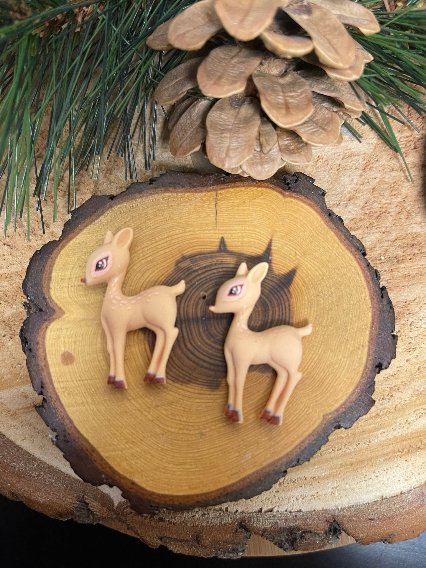 Forest Animals Stud Earrings (5 animals to choose from)Pink tiful of LOVE