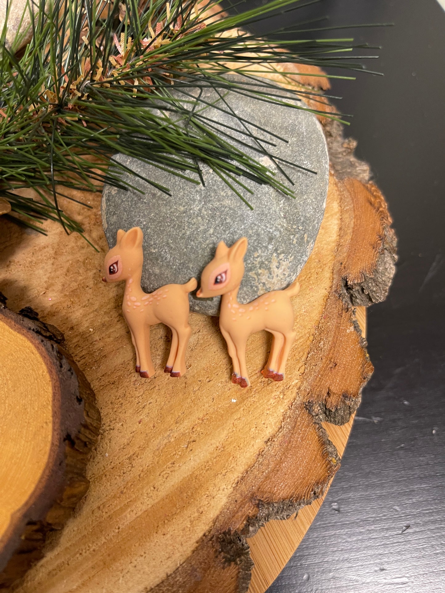 Forest Animals Stud Earrings (5 animals to choose from)Pink tiful of LOVE