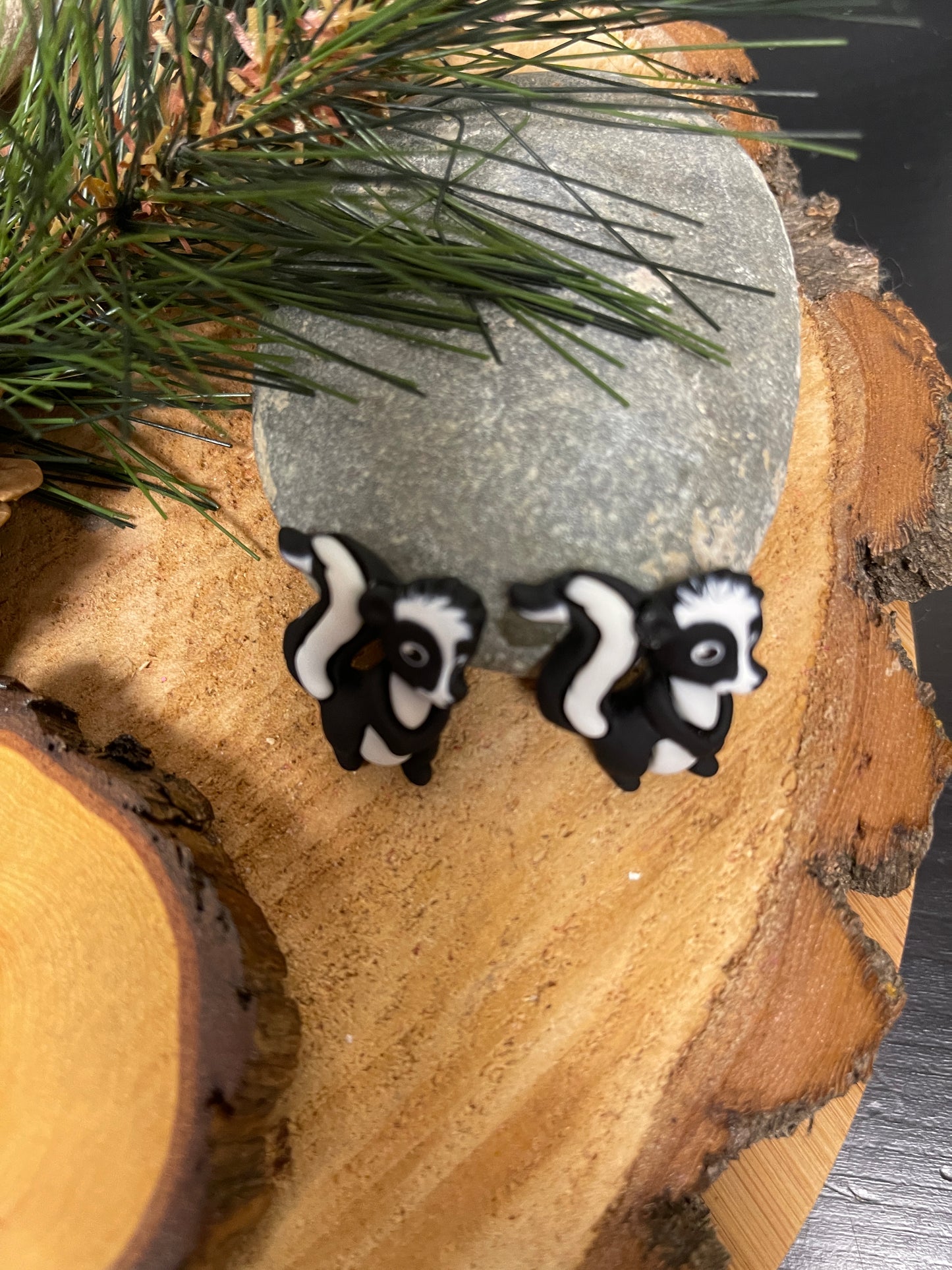 Forest Animals Stud Earrings (5 animals to choose from)Pink tiful of LOVE