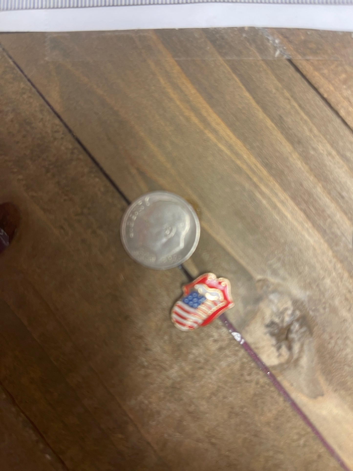 Red, White & Blue Lips Stud EarringsPink tiful of LOVE