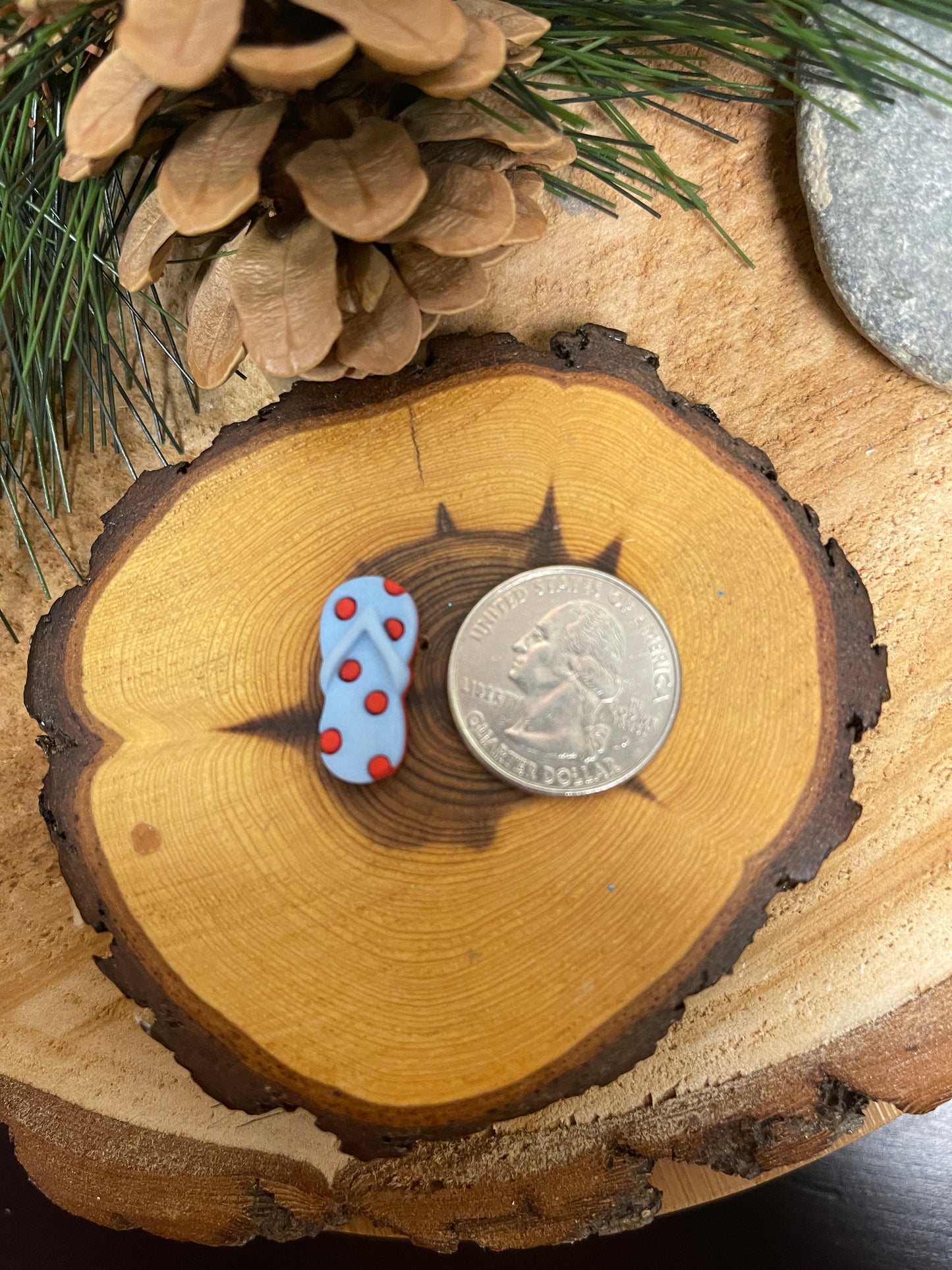 Polka Dot Flip Flop Post EarringsPink tiful of LOVE