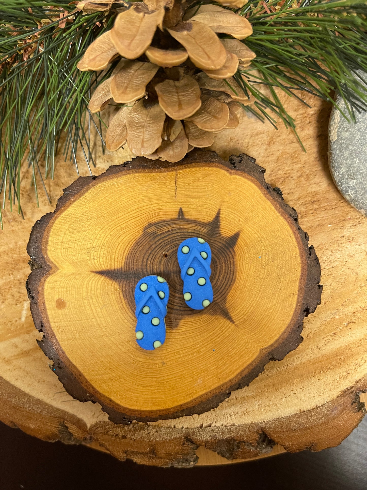 Polka Dot Flip Flop Post EarringsPink tiful of LOVE