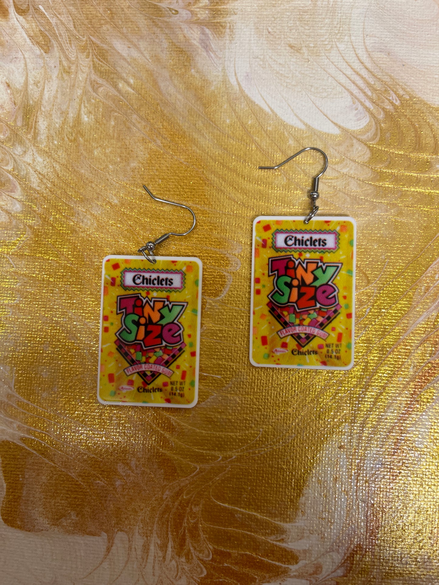 Gum-Chiclets Wire EarringsPink tiful of LOVE