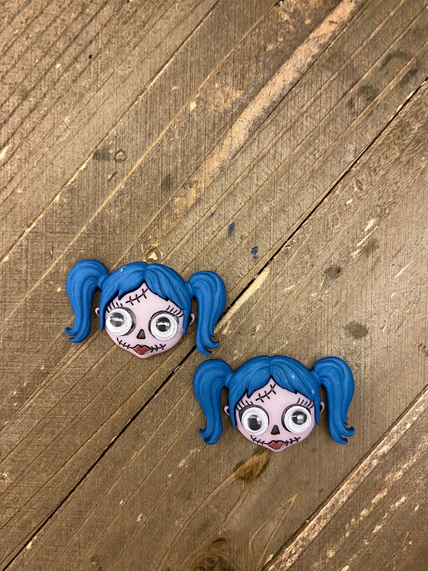 Zaney Zombies Earrings-(4 zombies to choose from)Pink tiful of LOVE