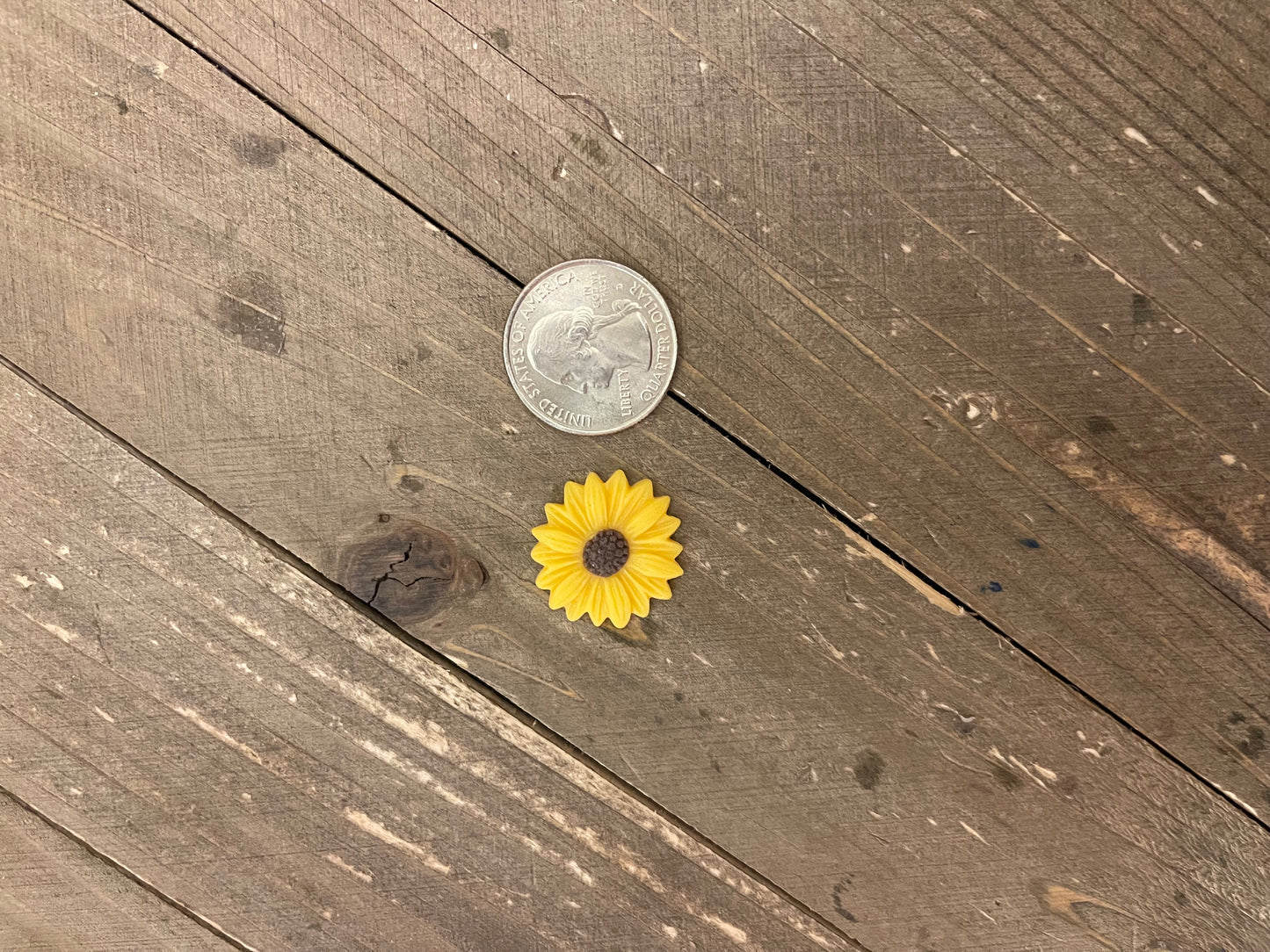 Delightful Resin Sunflower EarringsPink tiful of LOVE
